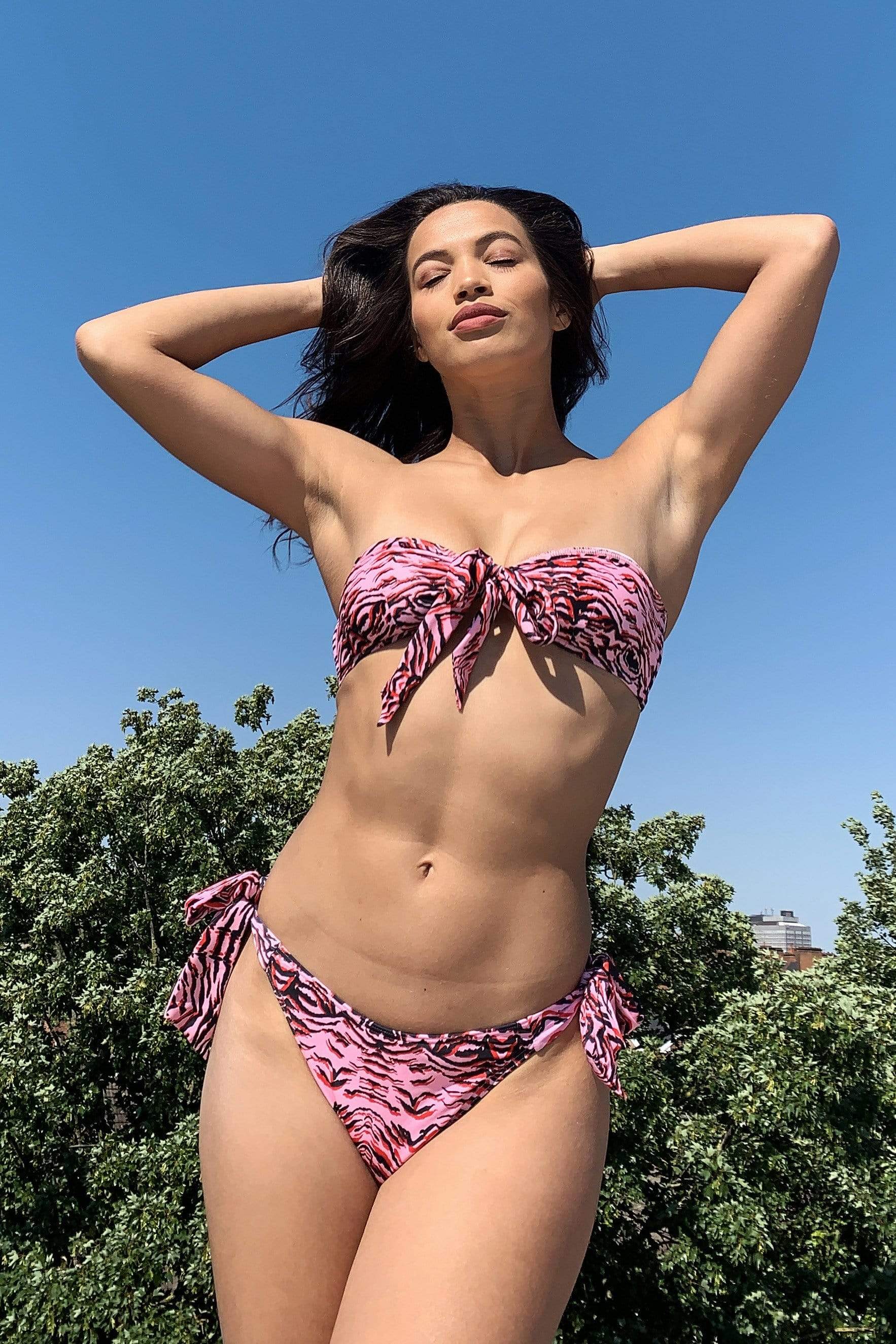 Tiger Bow Tie Bandeau - Image 4