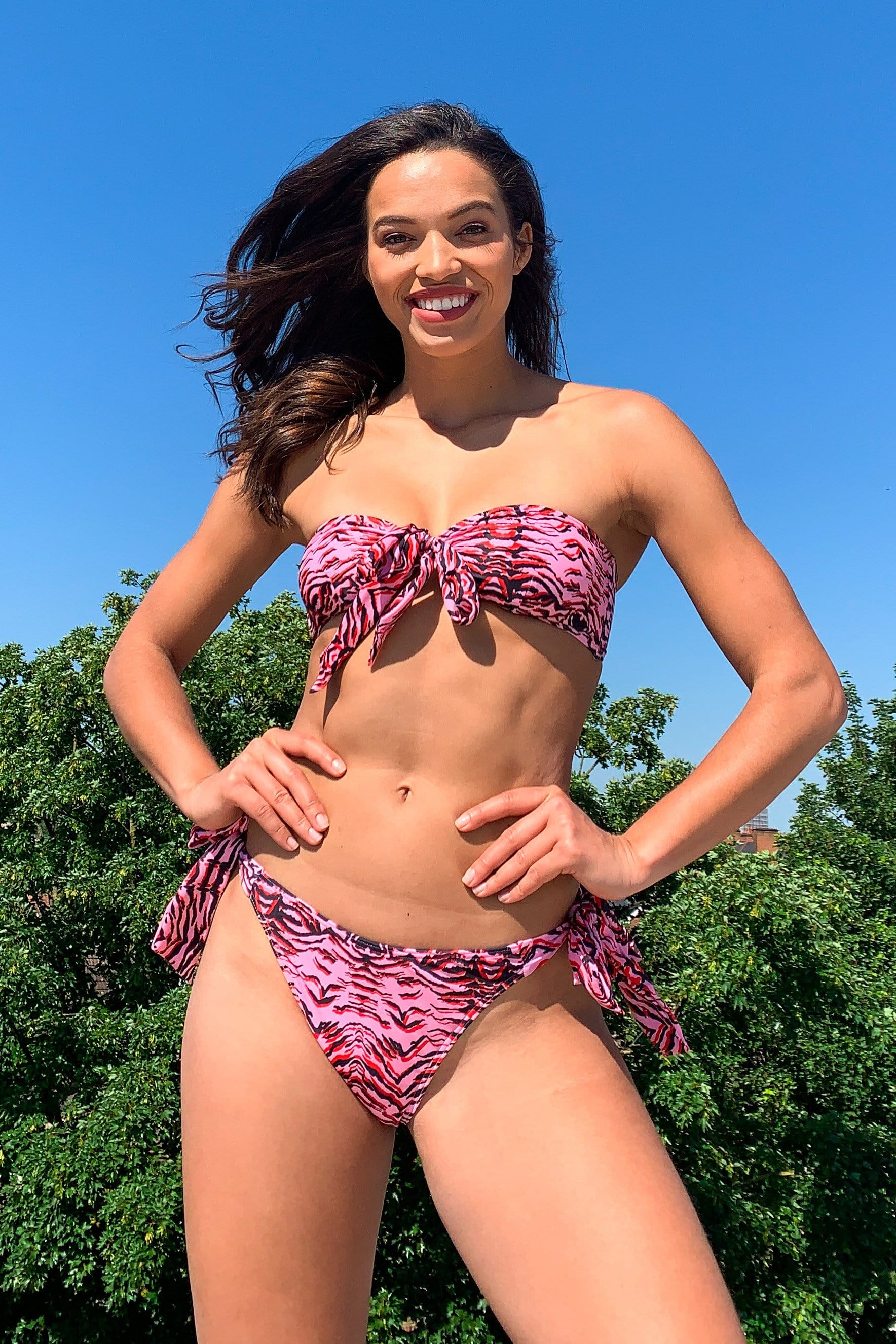 Tiger Bow Tie High Leg Brief - Image 3