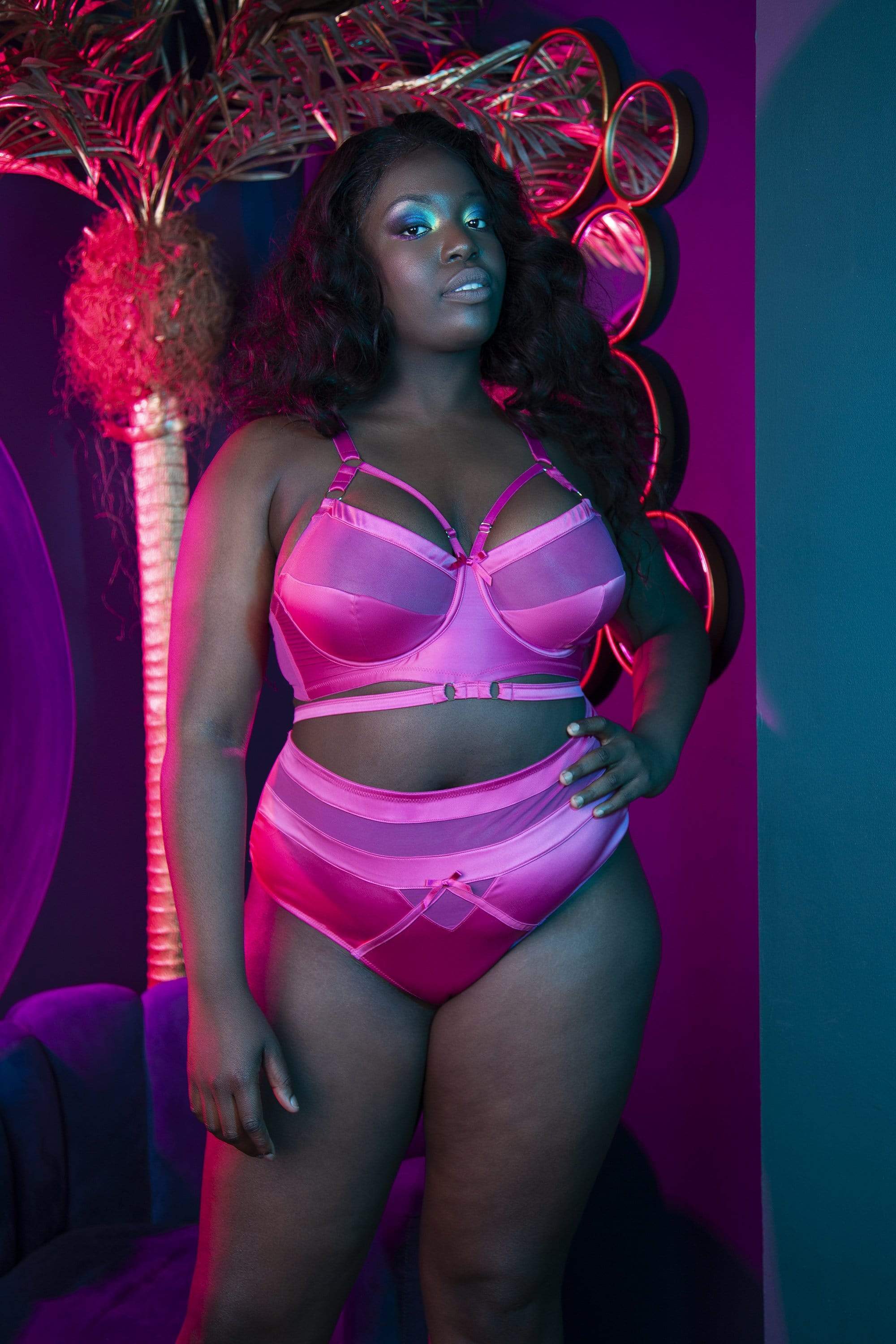 Madeleine Bondage Hot Pink Brief - Image 10