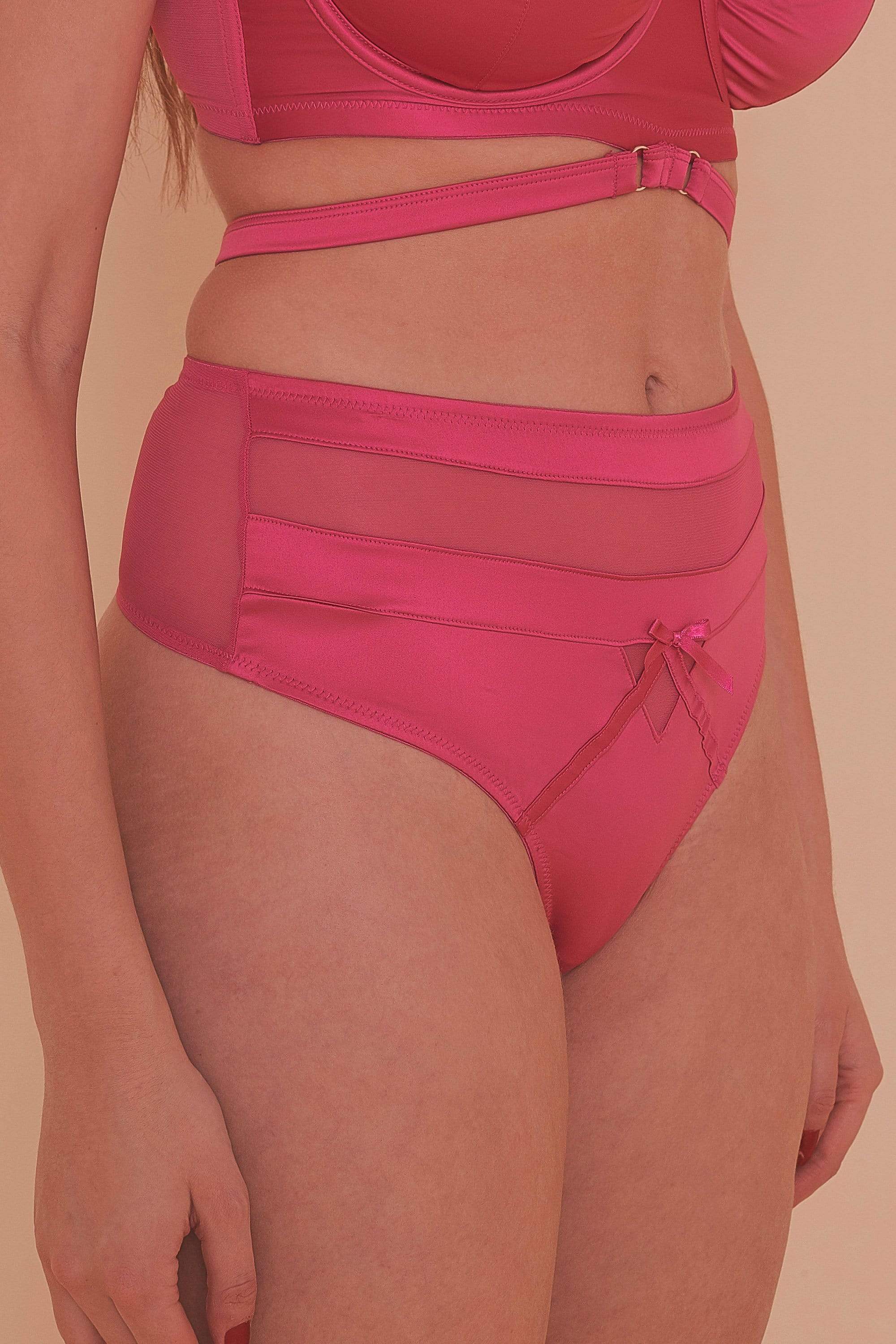 Madeleine Bondage Hot Pink Brief - Image 5