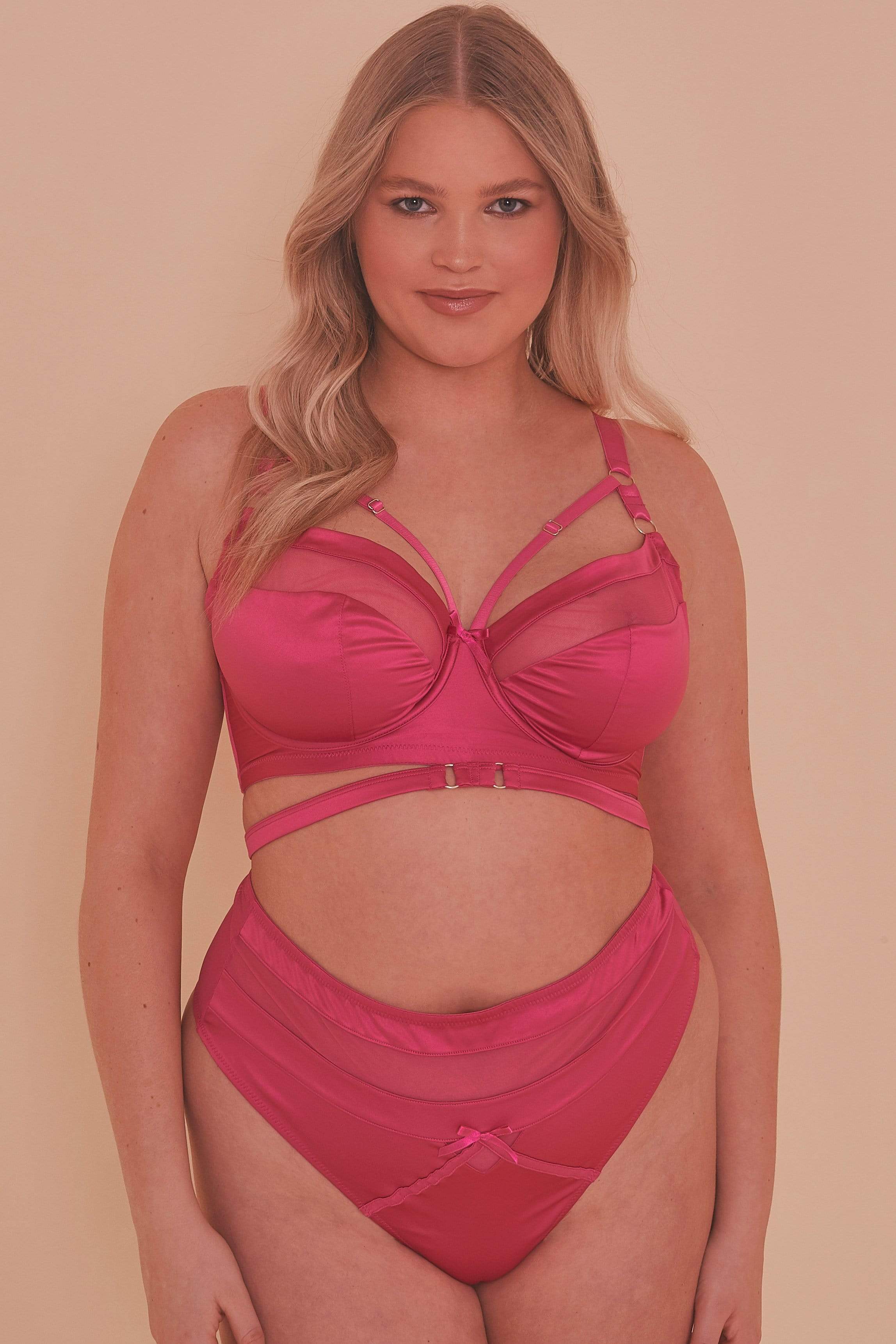 Madeleine Bondage Hot Pink Brief - Image 9