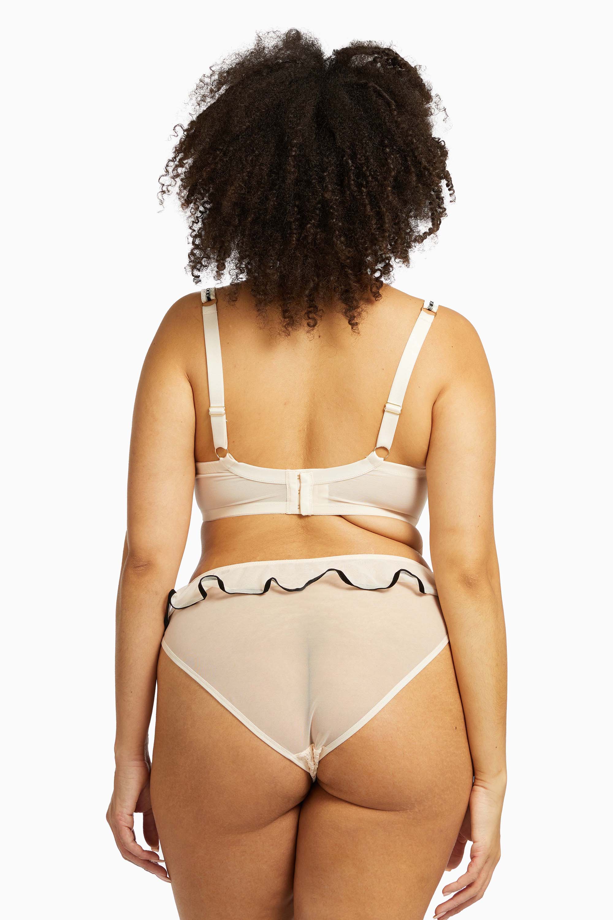 Monica Ribbon Slot Brief Peach Core - Image 10