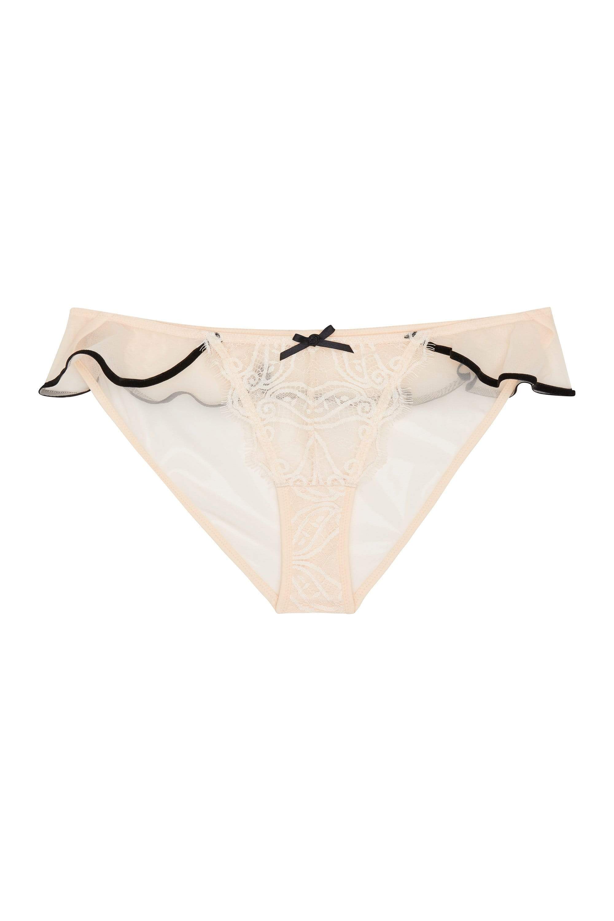 Monica Ribbon Slot Brief Peach Core - Image 4