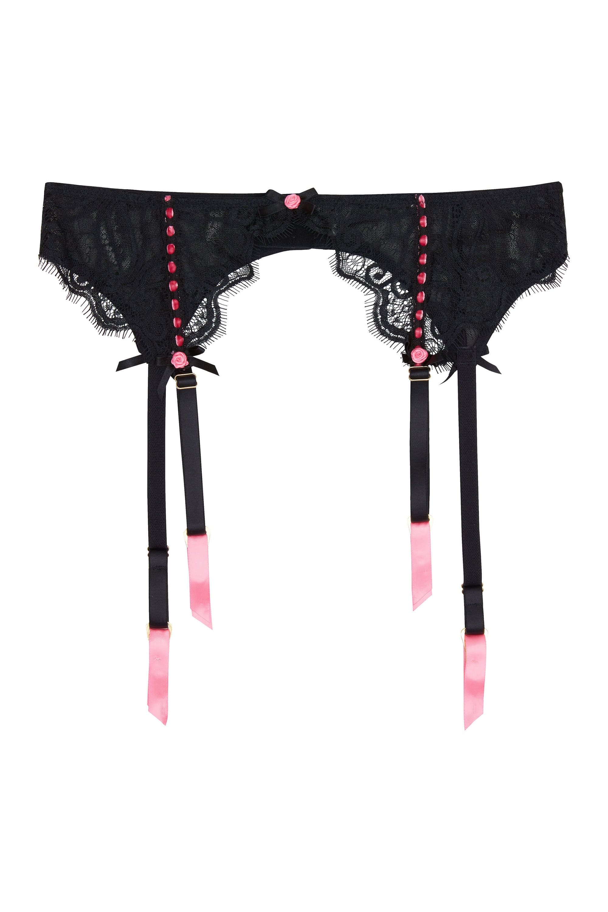 Monica Ribbon Slot Suspender Belt - Image 6