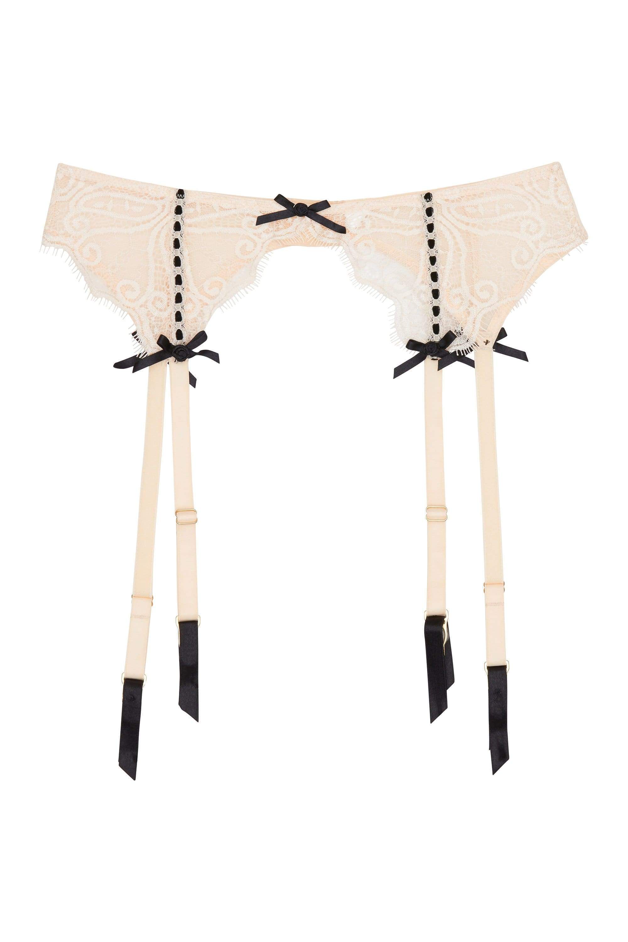 Monica Ribbon Slot Suspender Peach - Image 10