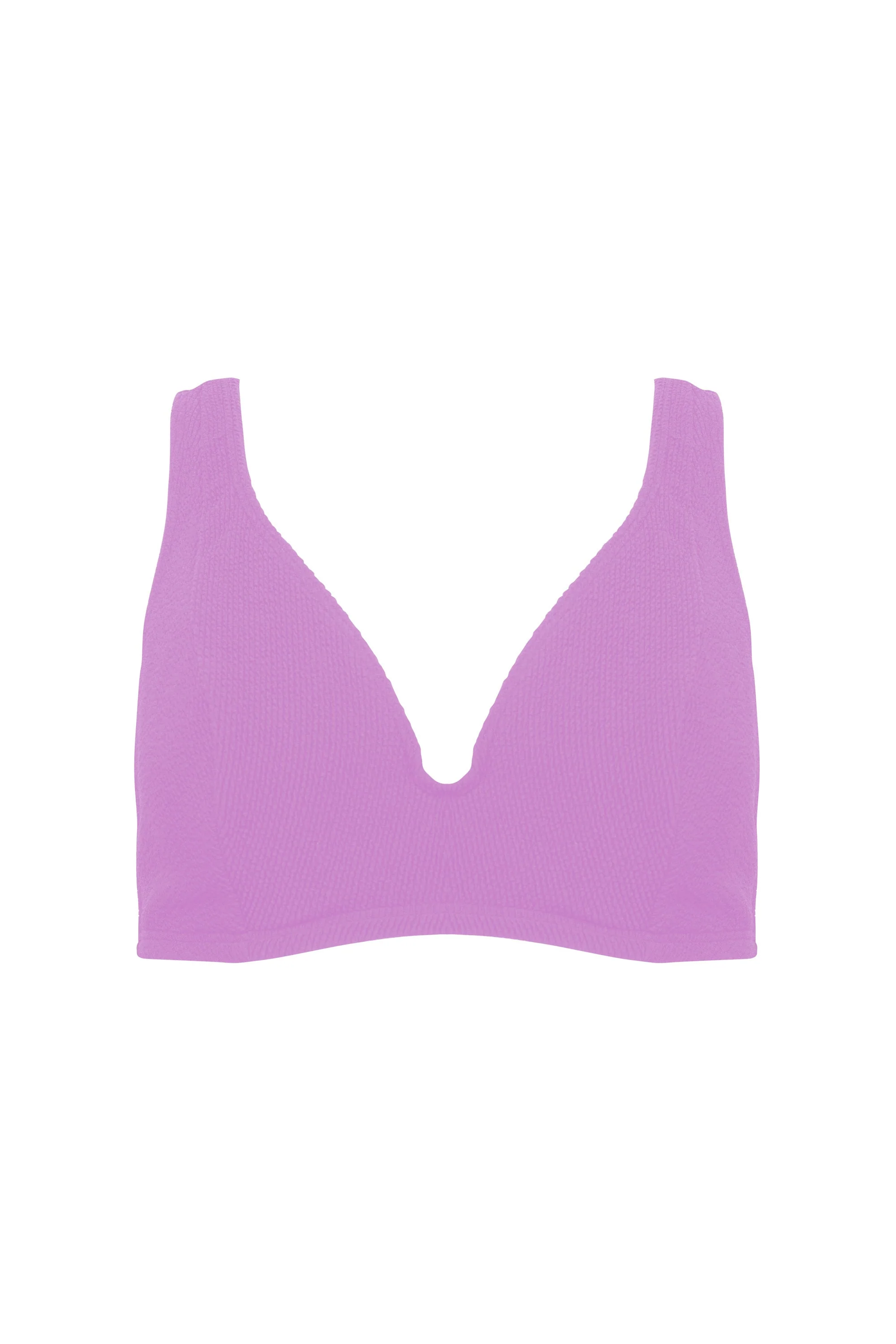 Mila Lilac Scrunch Hidden-Underwire Bikini Top - Image 4