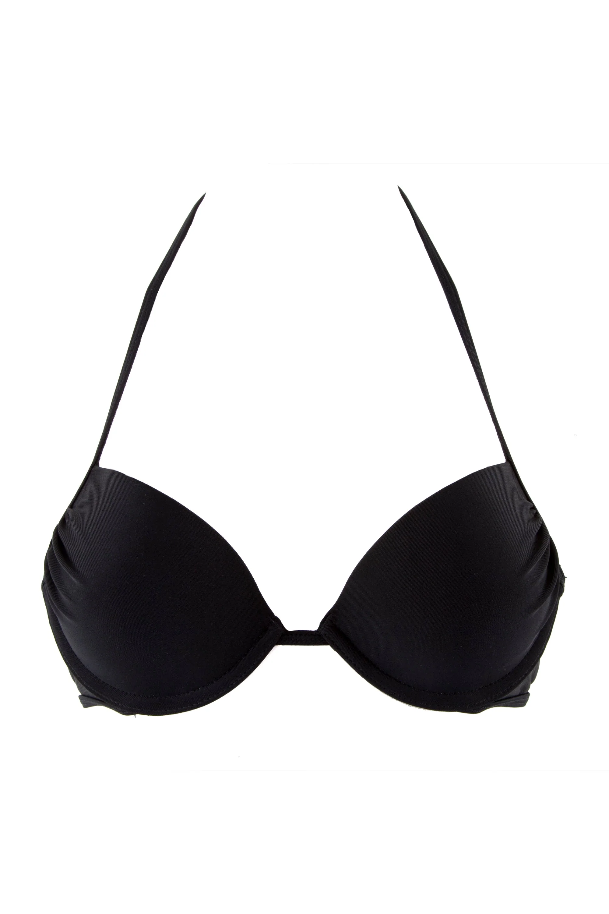 Peek & Beau Black Push Up Plunge Bikini Top - Image 2
