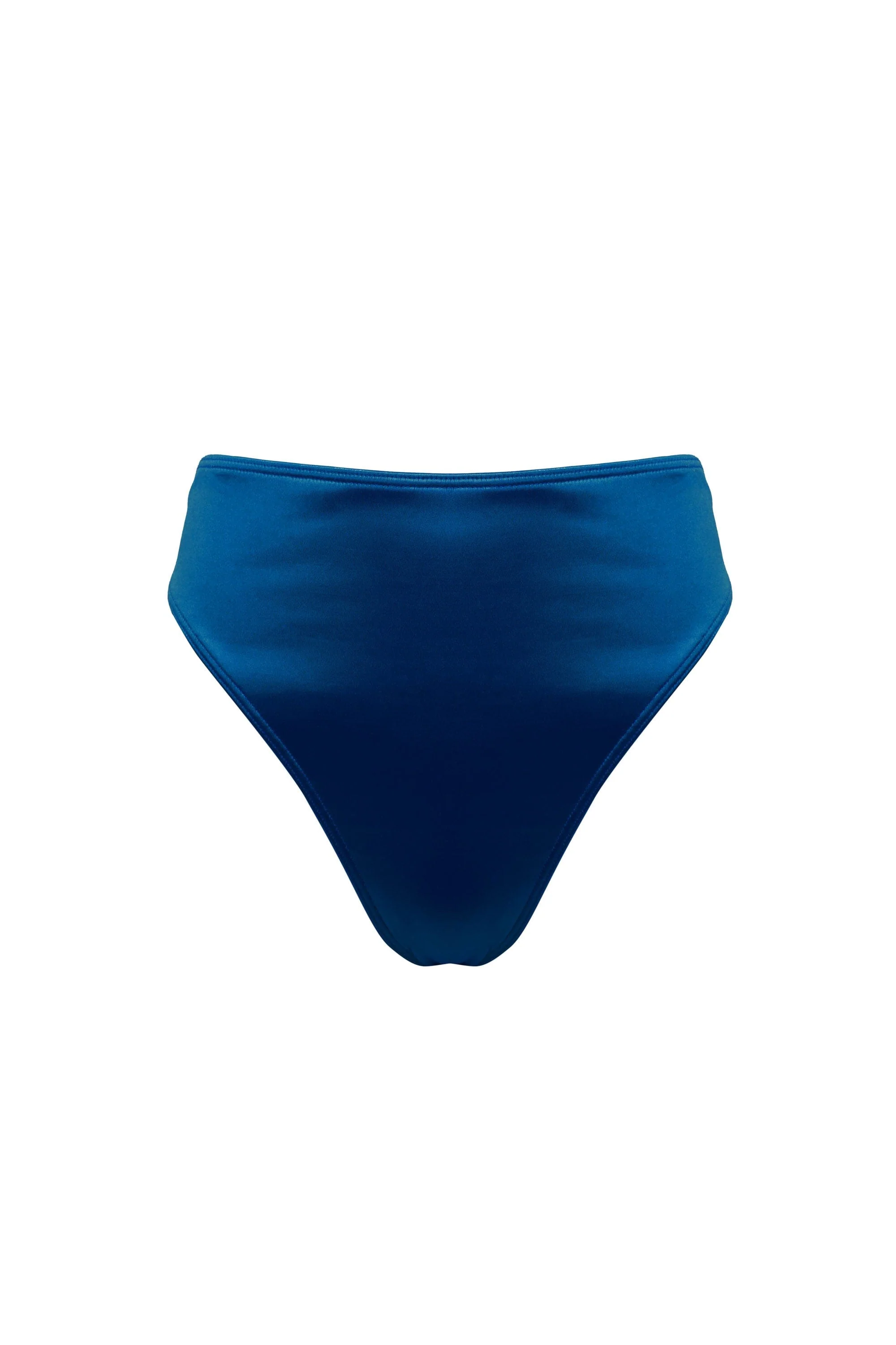 Sadie Cornflower Blue High Waisted Bikini Bottom - Image 8