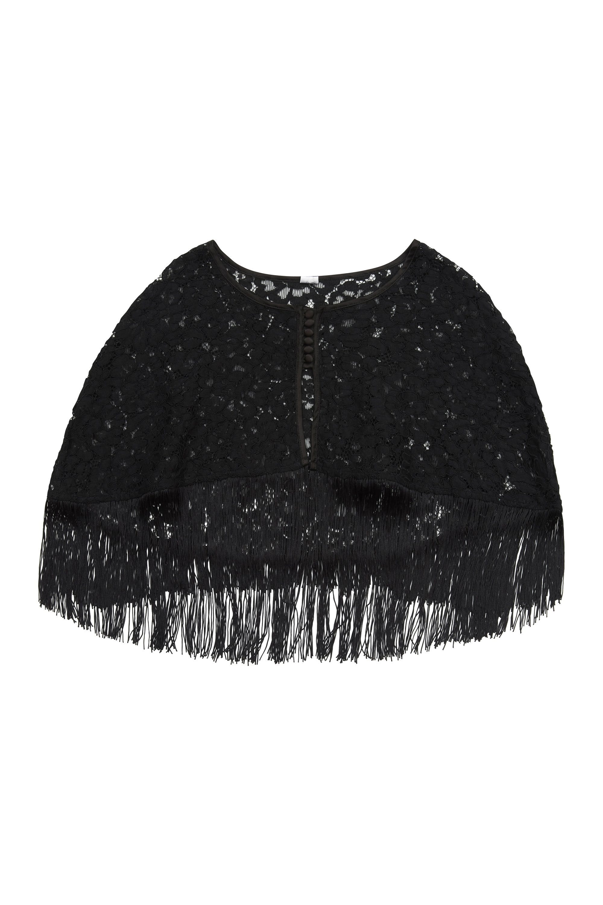 Peek & Beau Elvira Lace fringed cape - Image 2