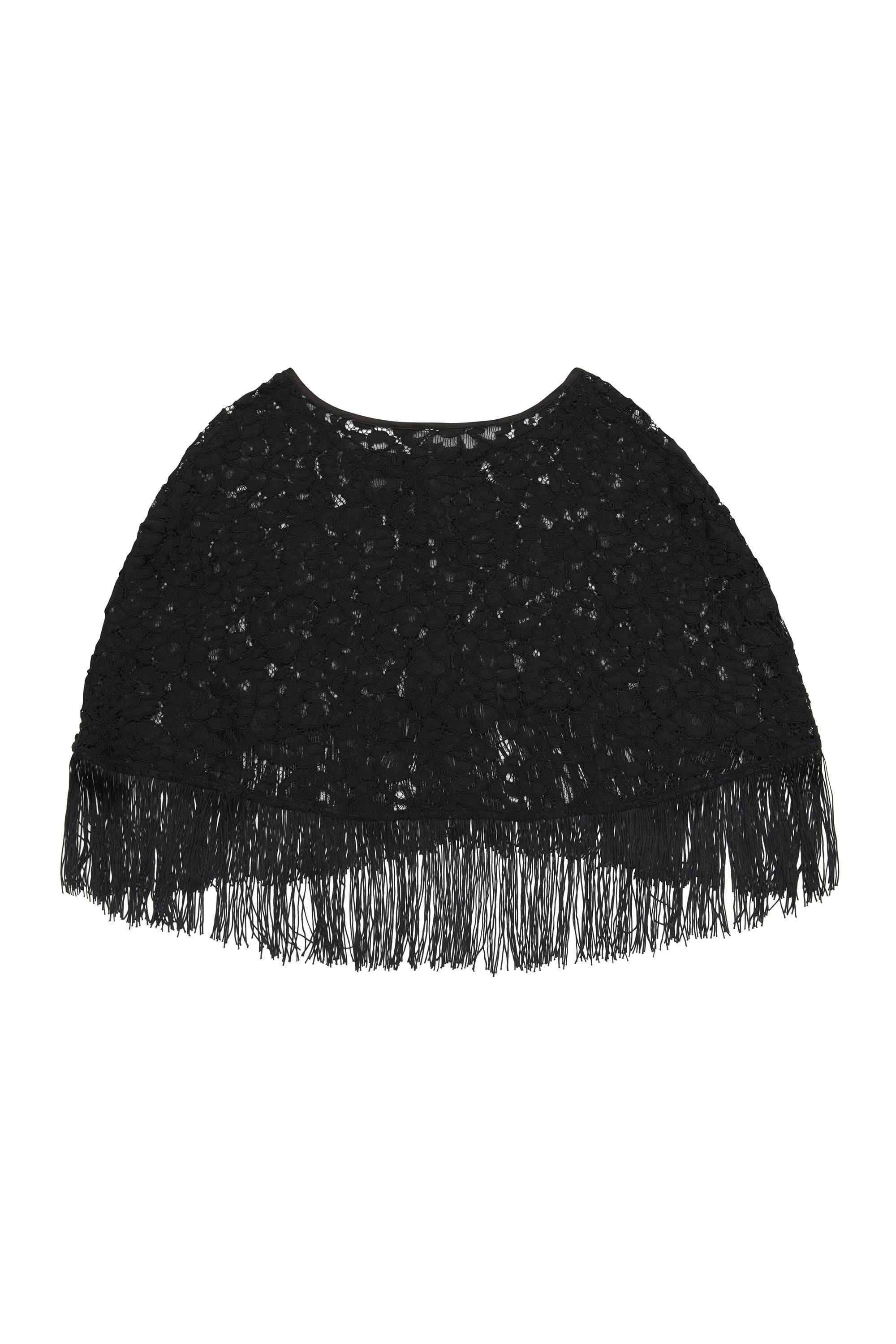 Peek & Beau Elvira Lace fringed cape - Image 3