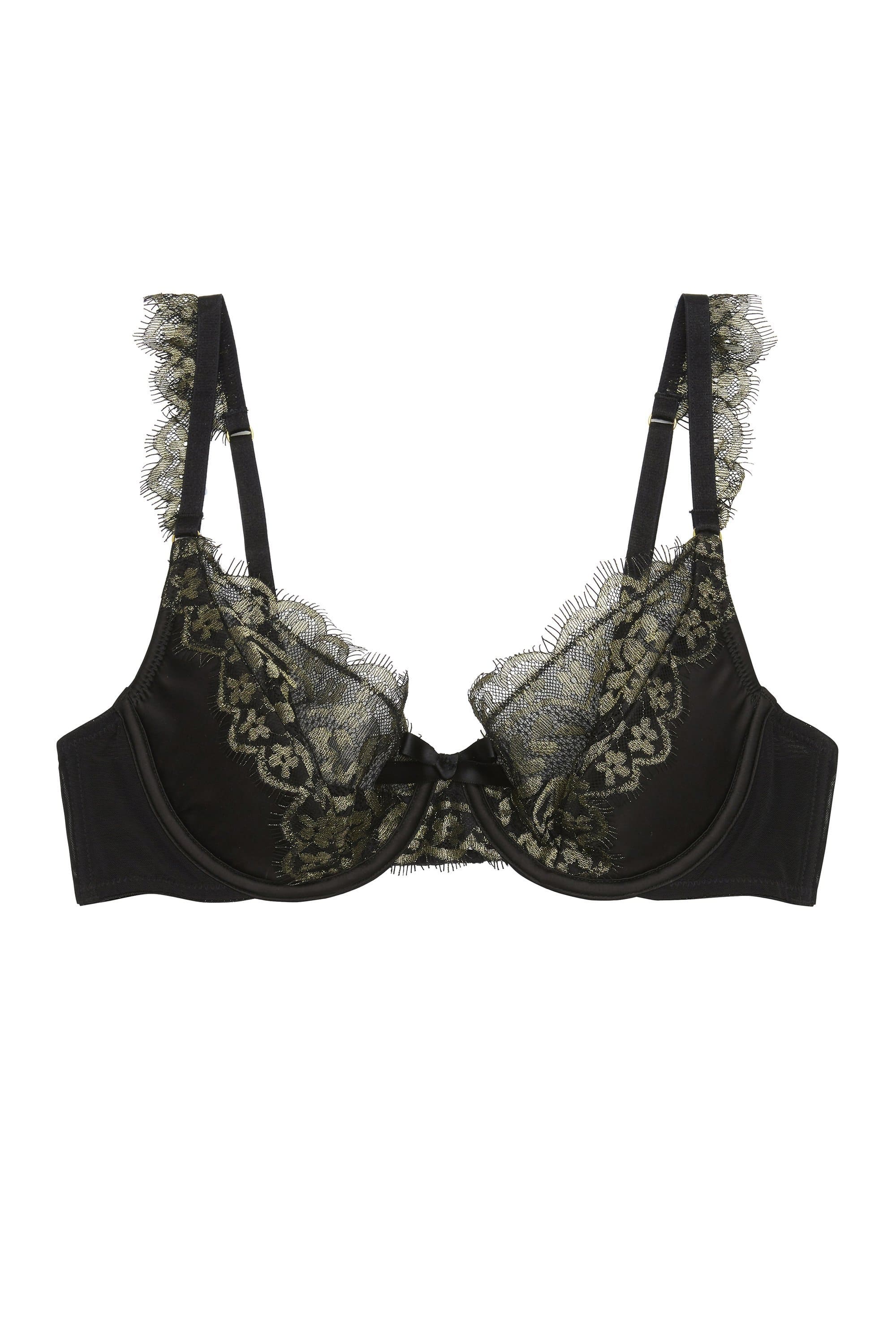Empress Gold lace plunge bra A - DDD/F - Image 2
