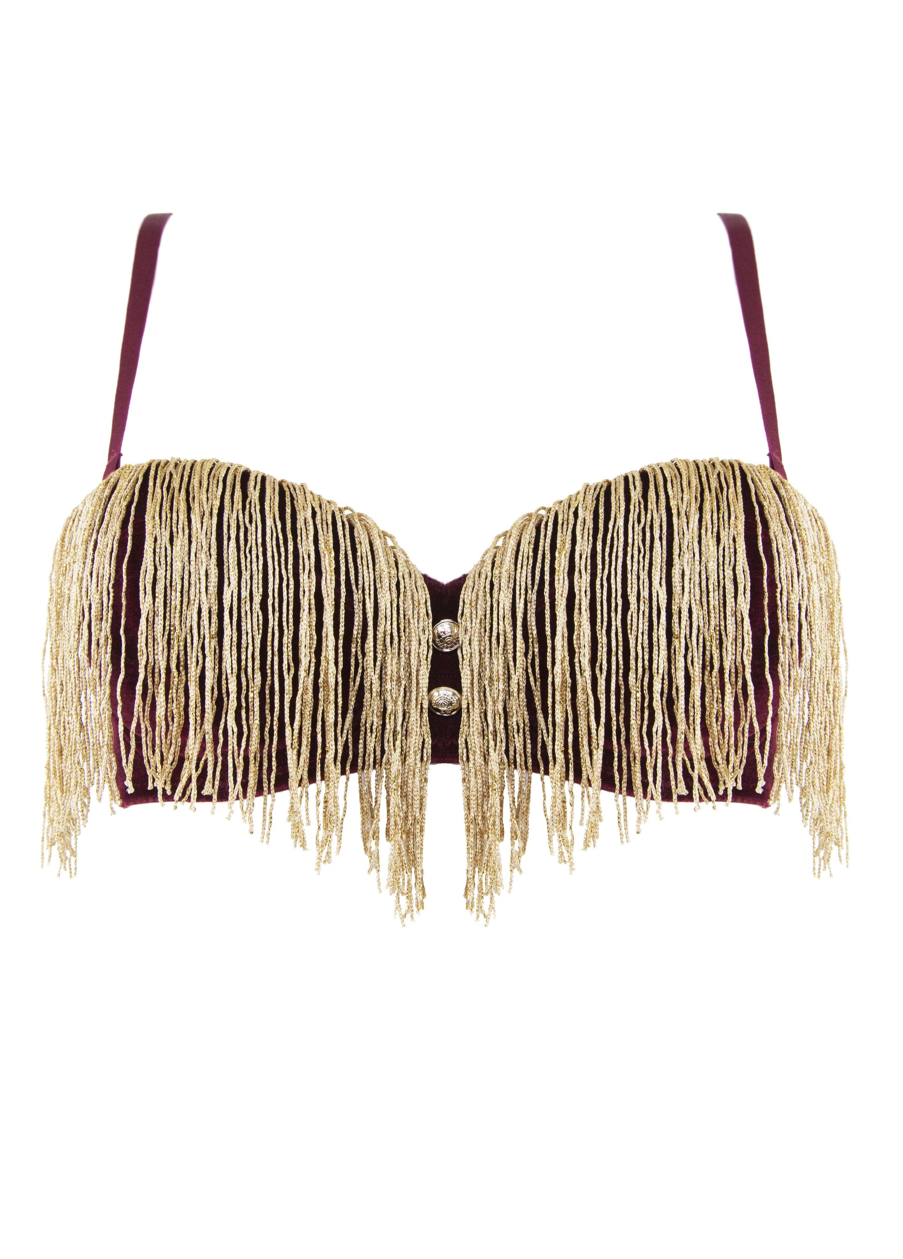 Peek & Beau - Major Velvet Tassle Bra Curve - Image 2