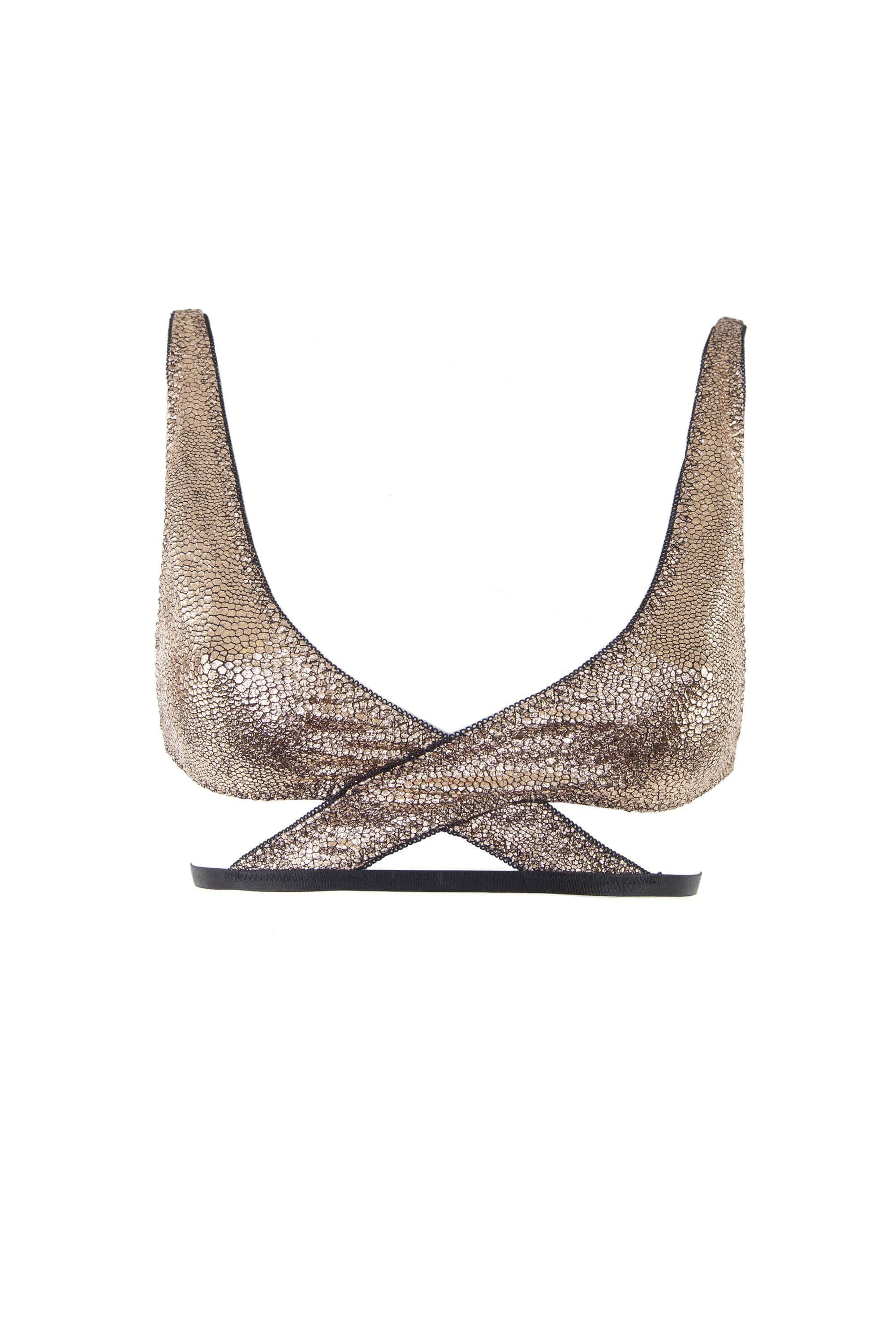 Star Gold Wrap Bra - Image 3
