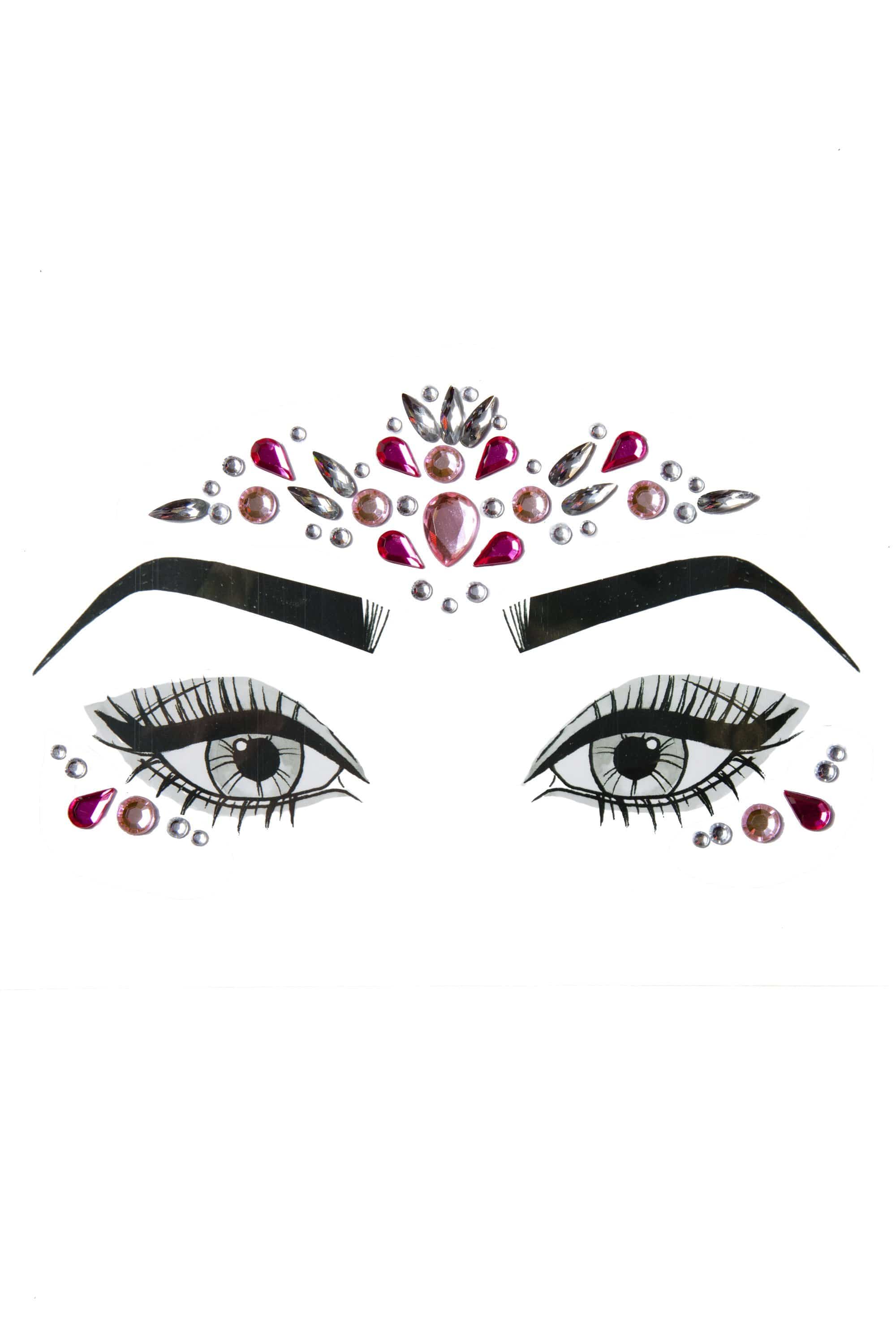 Pink Face Jewels