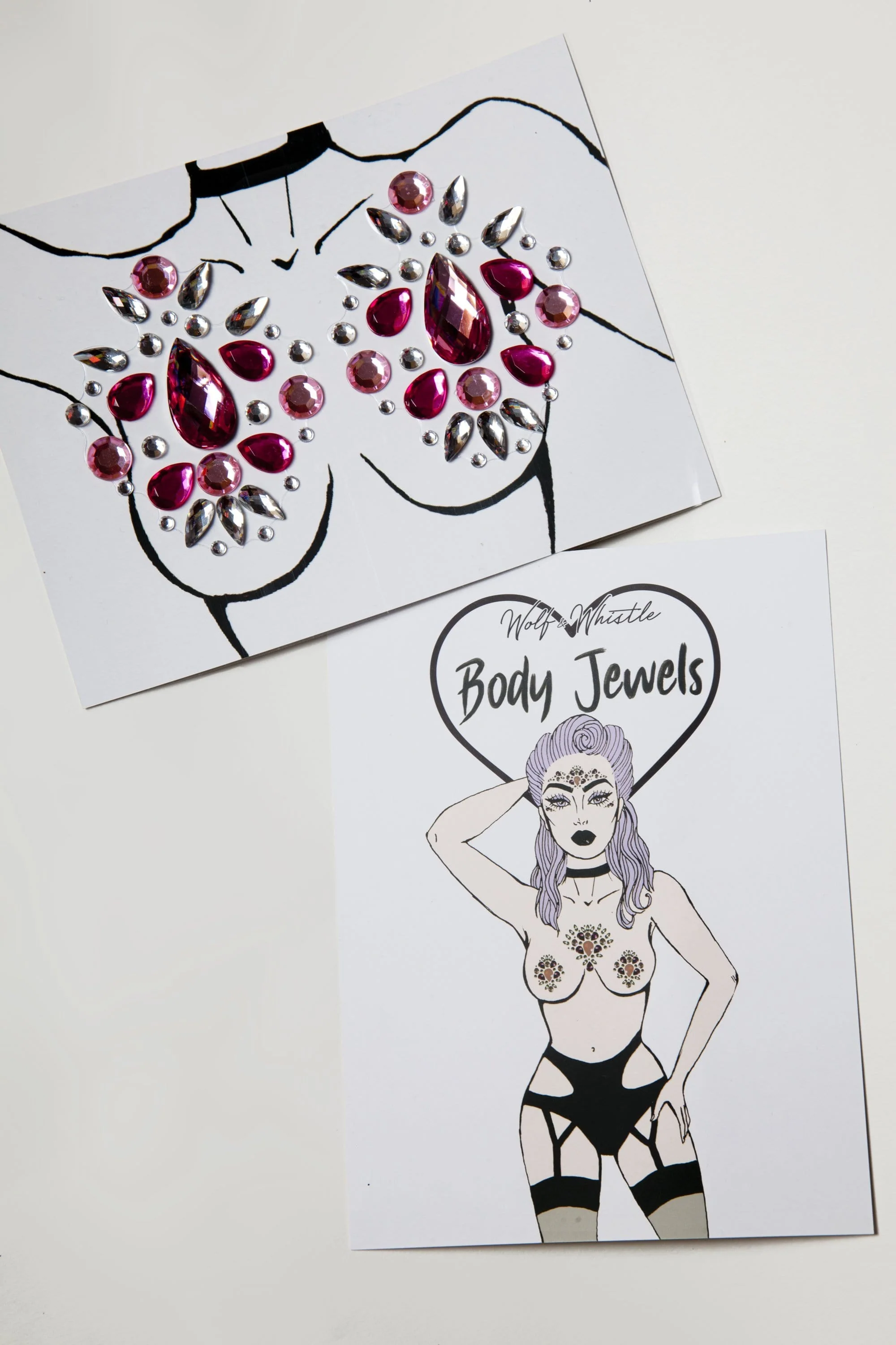 Pink Large Nipple Body Jewels - Image 2