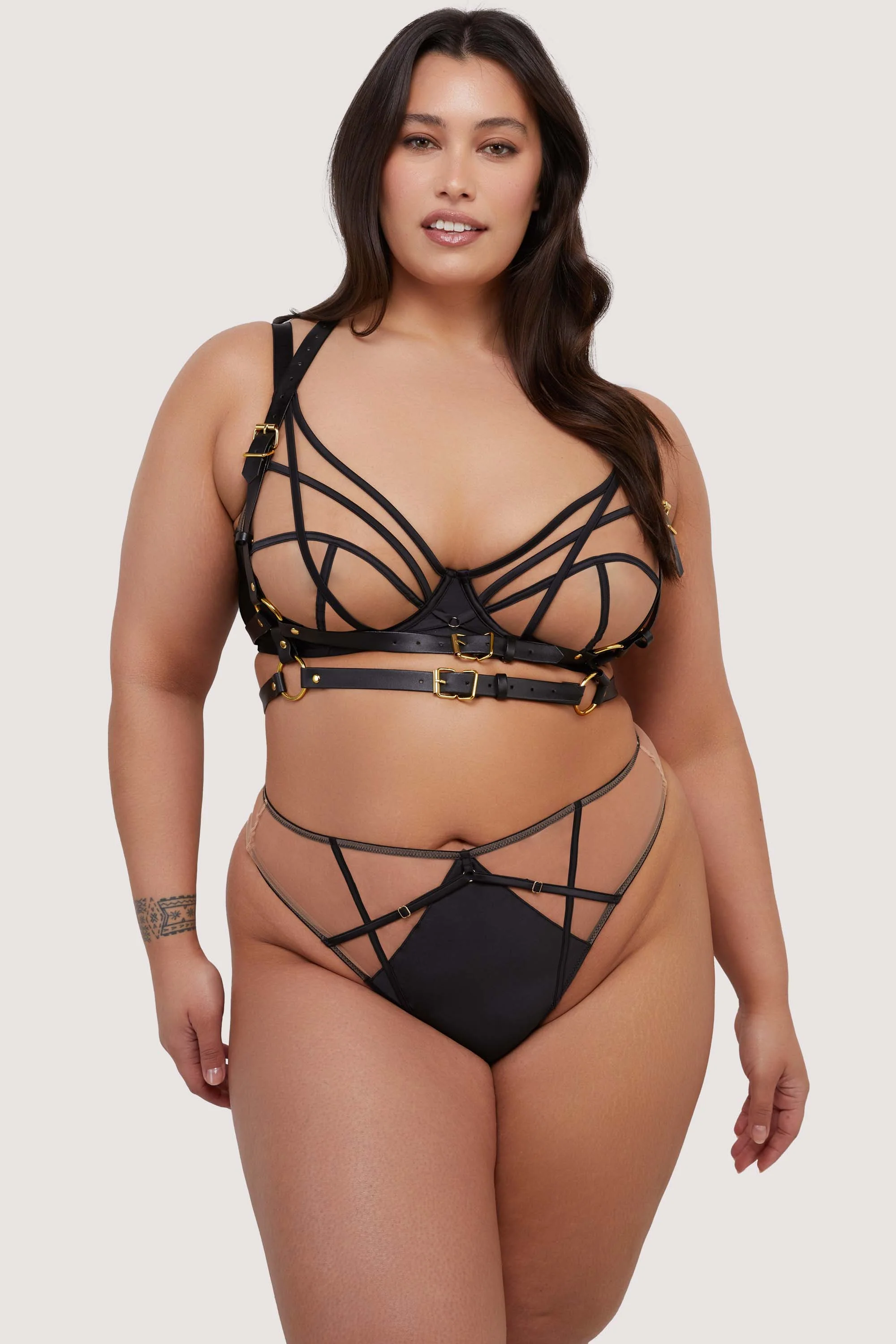 Black Matt Chest Harness - Image 5
