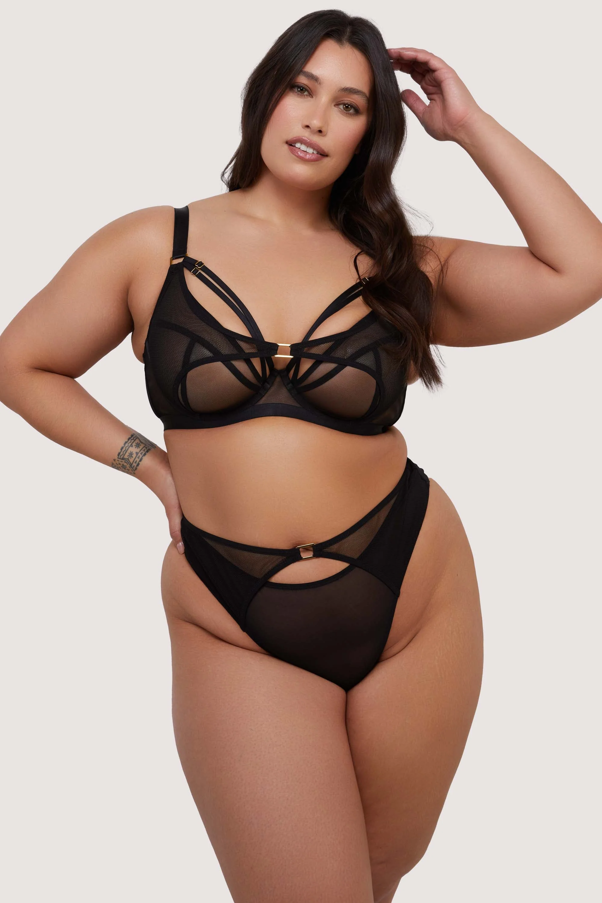 Holland Fishnet and Mesh Thong - Image 6