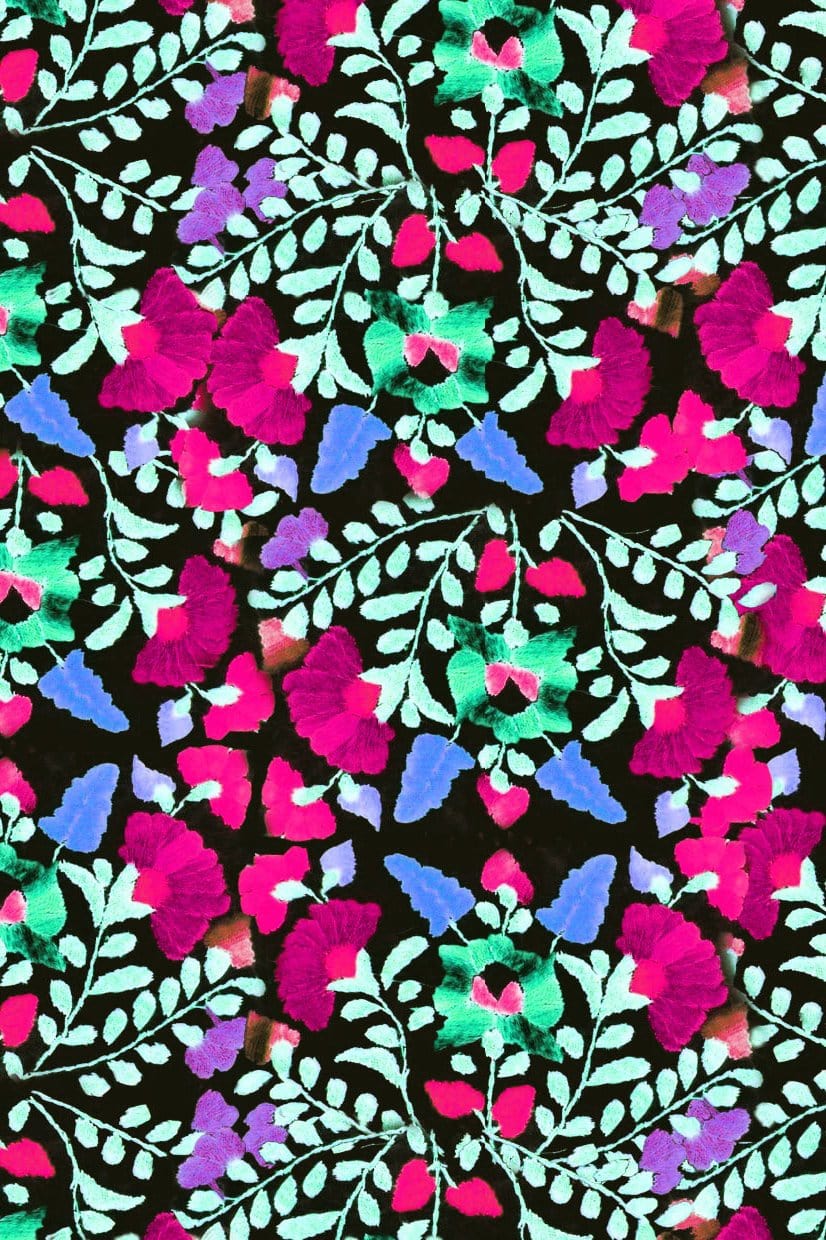Secret Garden Floral Face Mask - Image 3