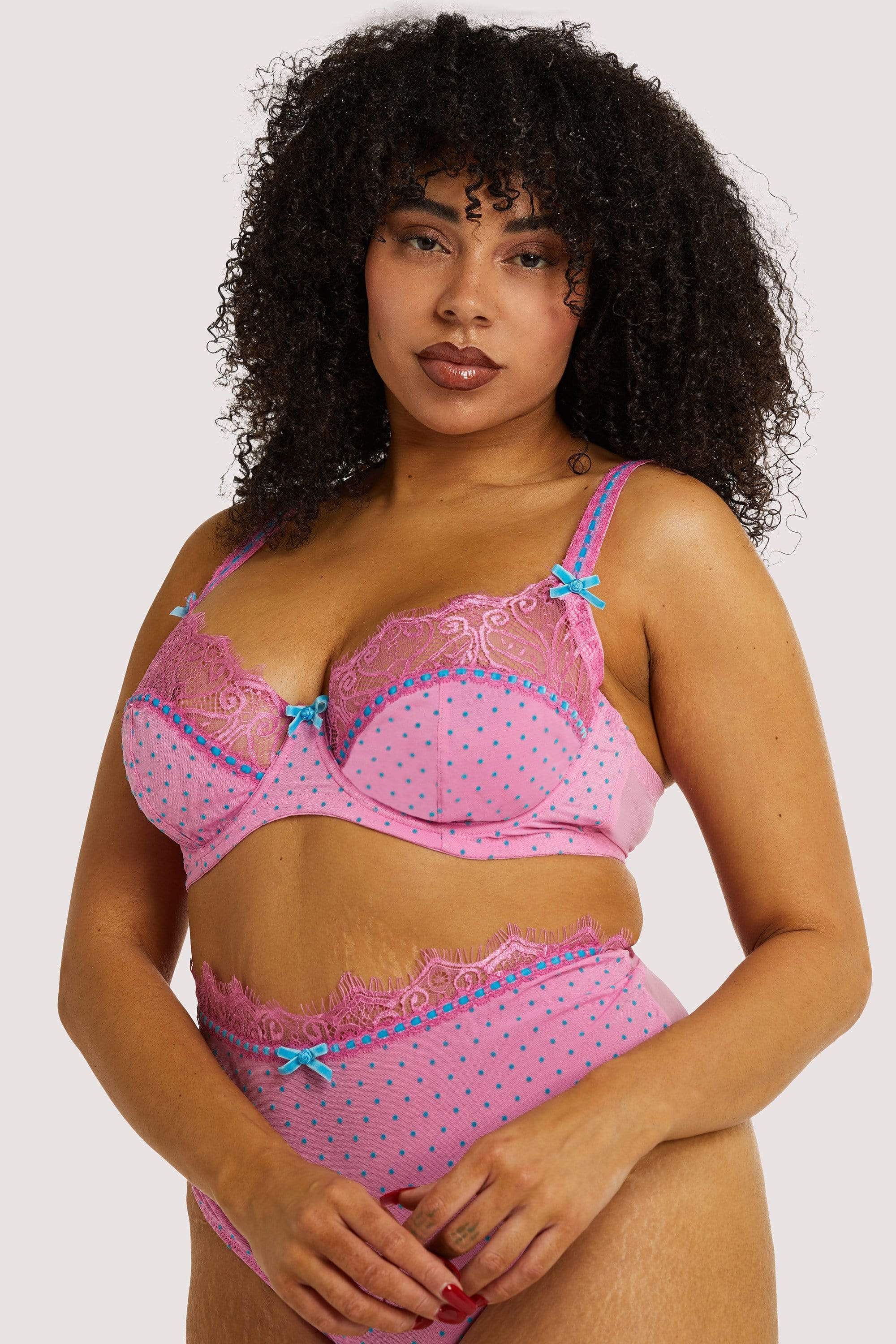 Sophia Pink High Apex Bra - Image 10