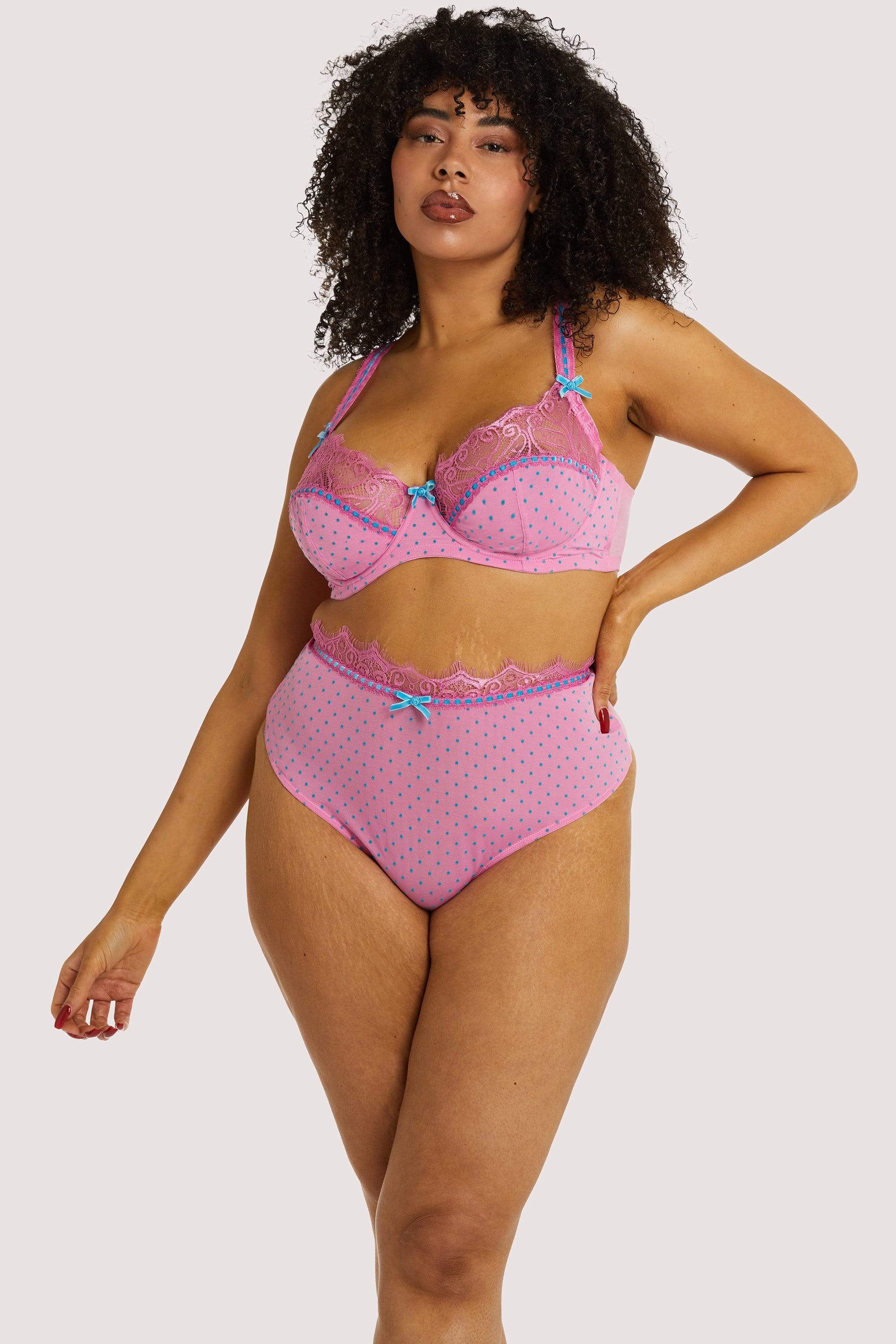 Sophia Pink High Apex Bra - Image 12