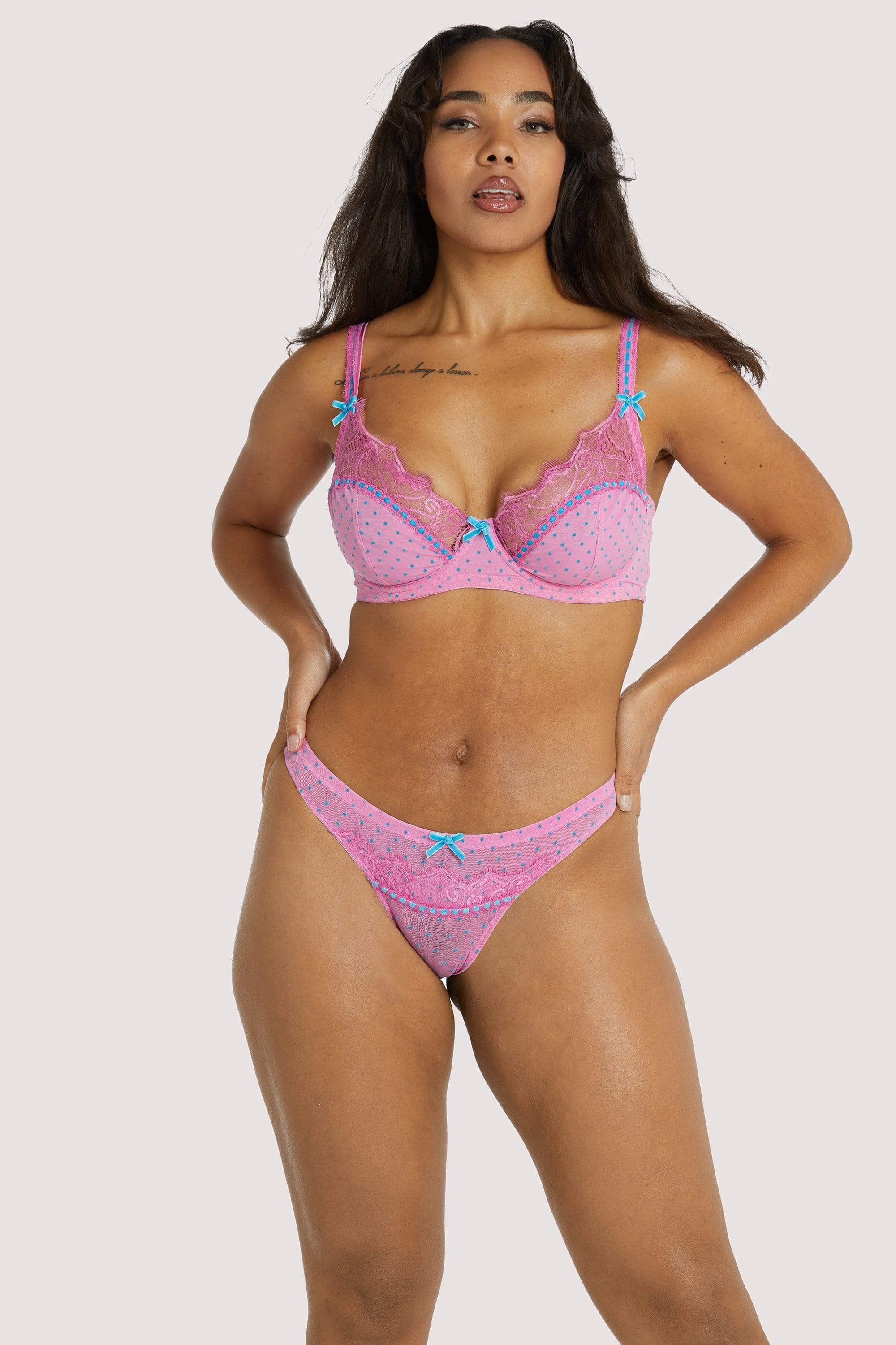 Sophia Pink High Apex Bra - Image 8