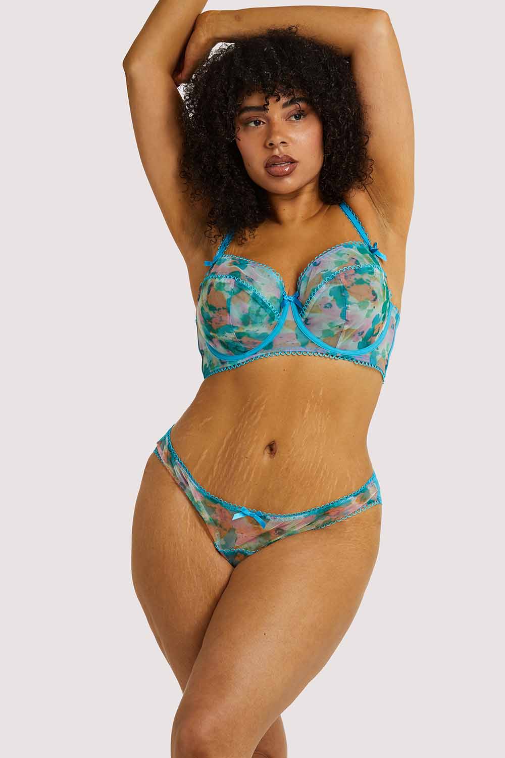 Joey Blue Watercolour Bra - Image 15