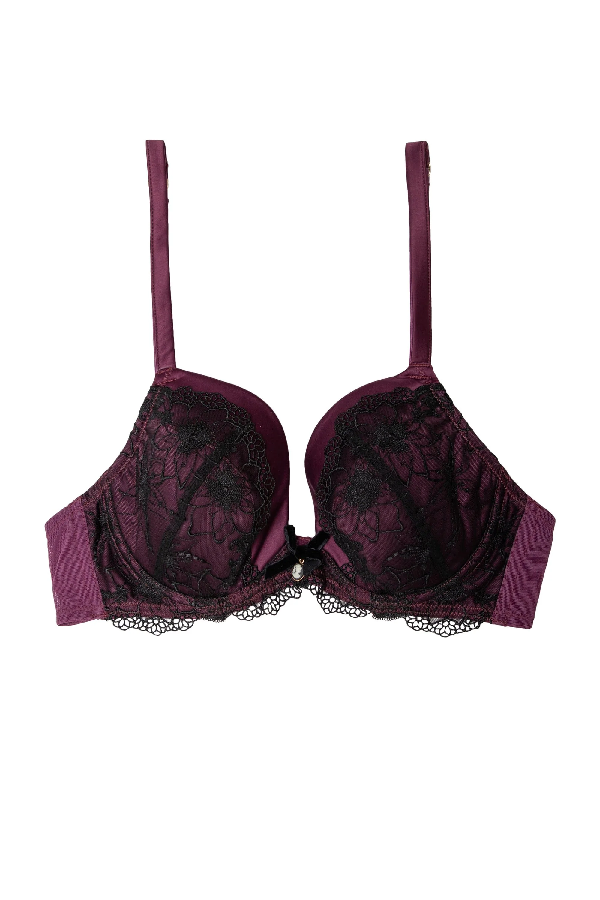 Muriel Purple Plunge Bra - Image 15