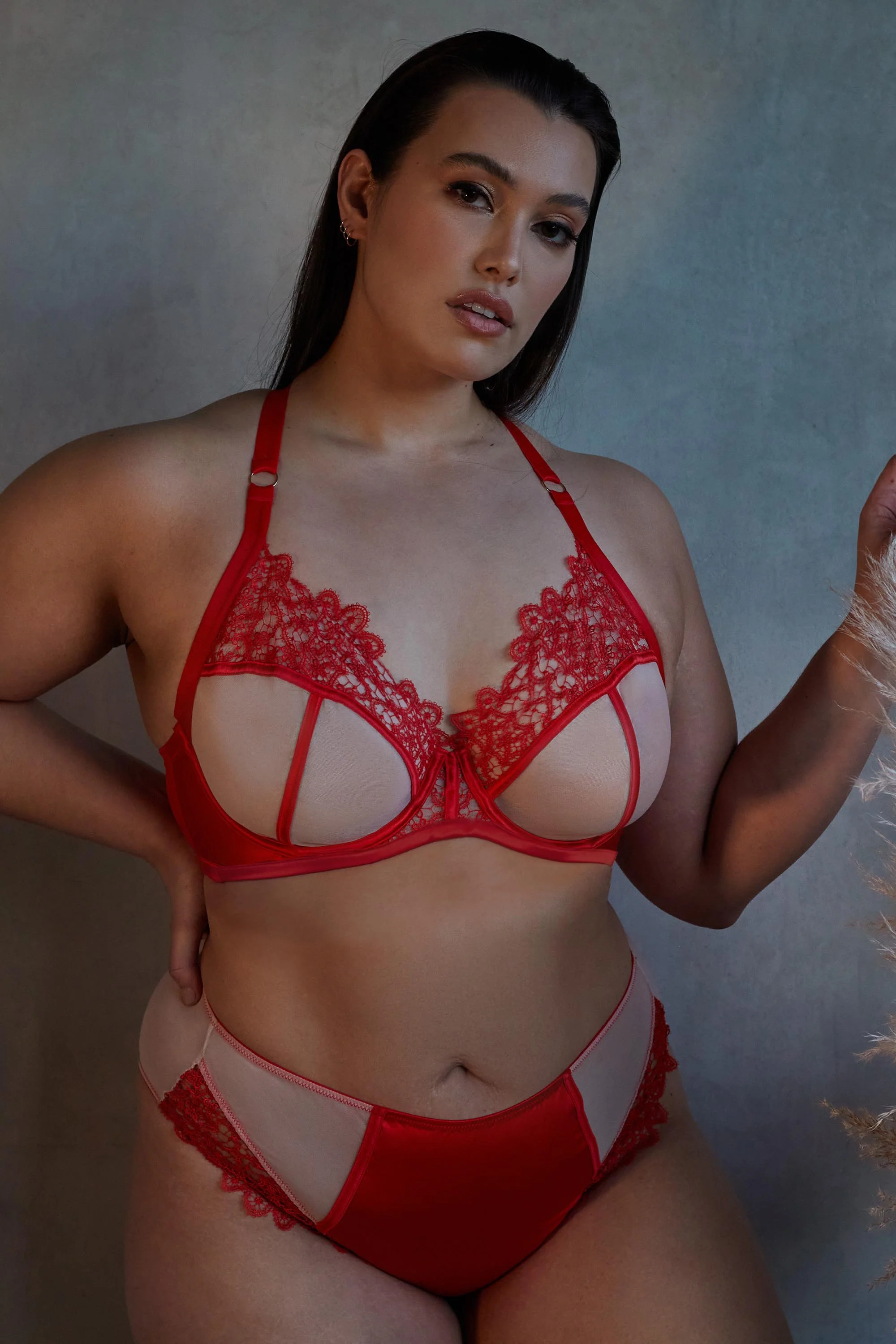 Anaise Red Racer Back Balcony Bra - Image 4