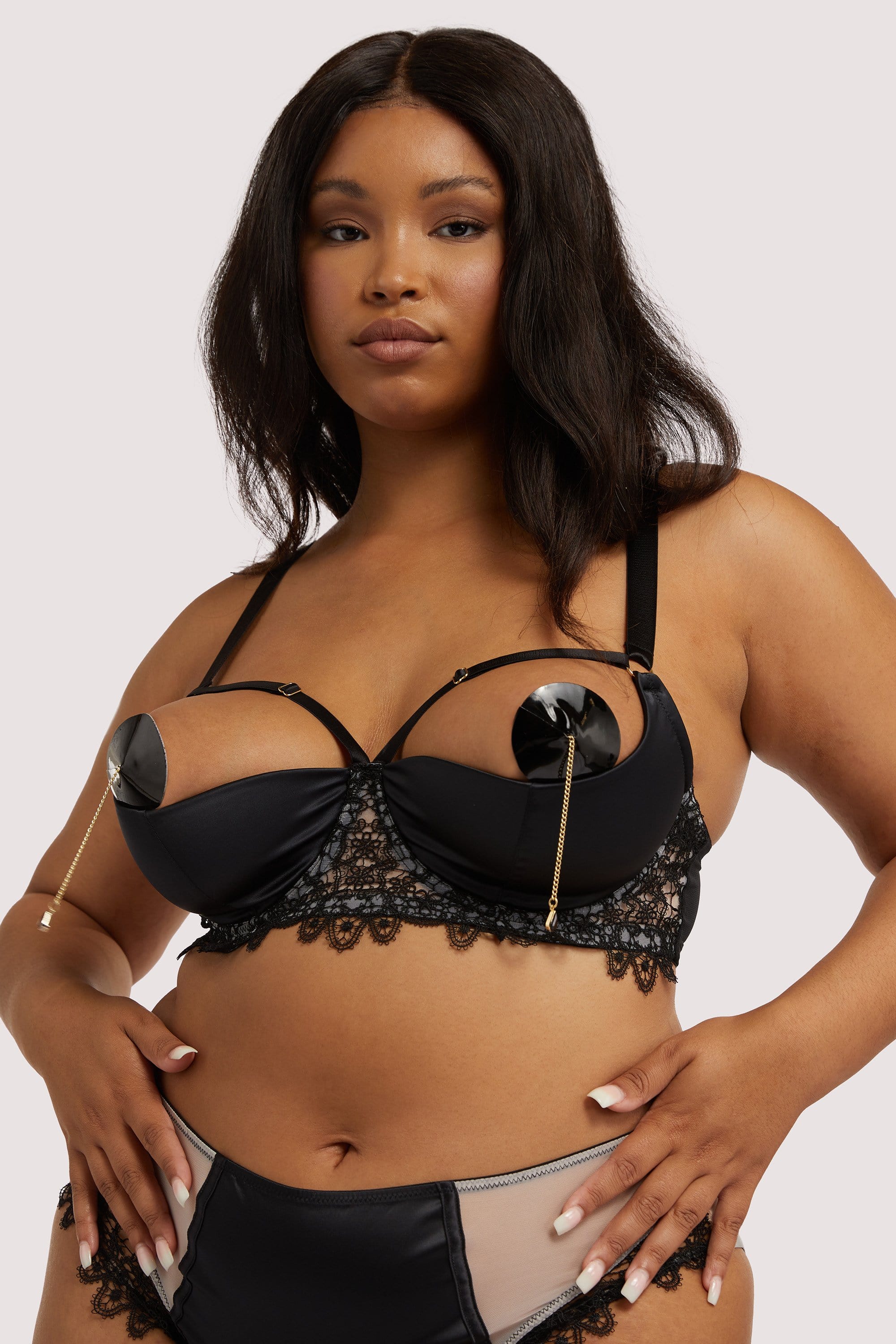 Anaise Black Quarter Cup Bra - Image 4