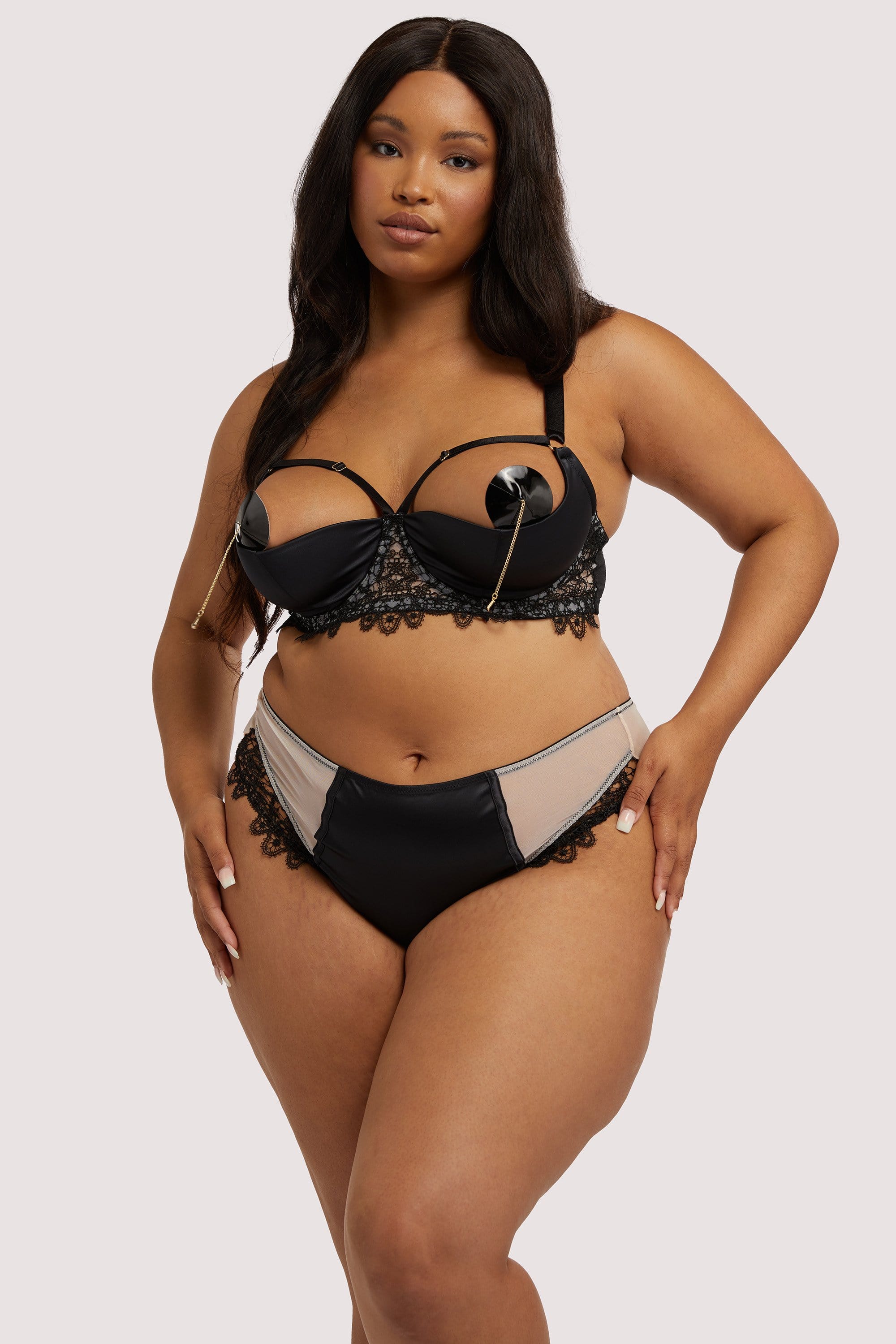 Anaise Black Quarter Cup Bra - Image 8