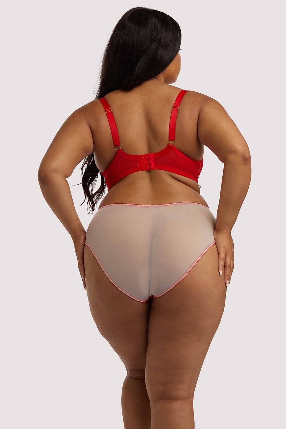 Anaise Red Quarter Cup Bra - Image 12