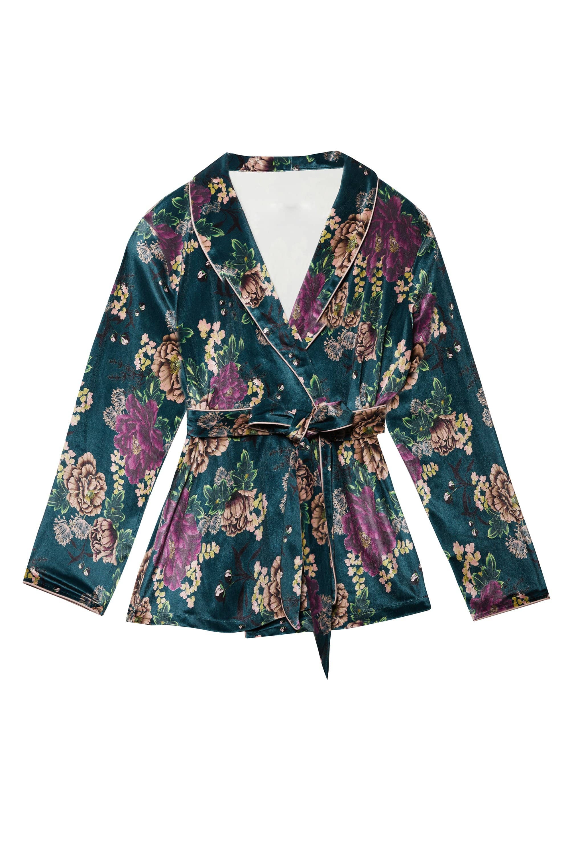 Printed velvet PJ set - Image 7