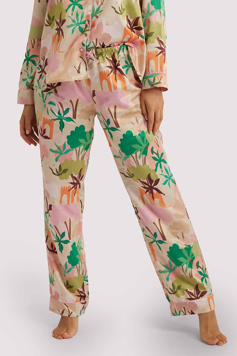 Alja Horvat Recycled Abstract Satin Trousers - Image 6