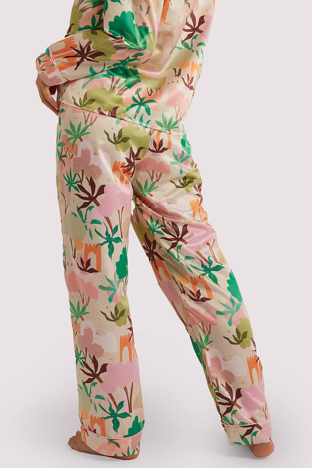 Alja Horvat Recycled Abstract Satin Trousers - Image 8