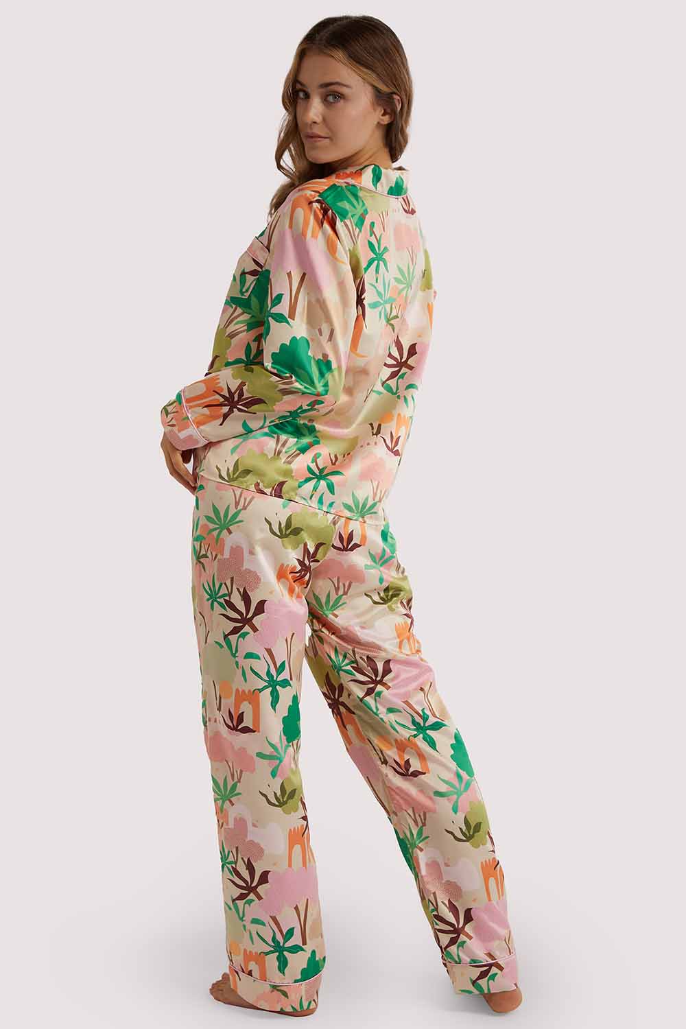 Alja Horvat Recycled Abstract Satin Trousers - Image 9