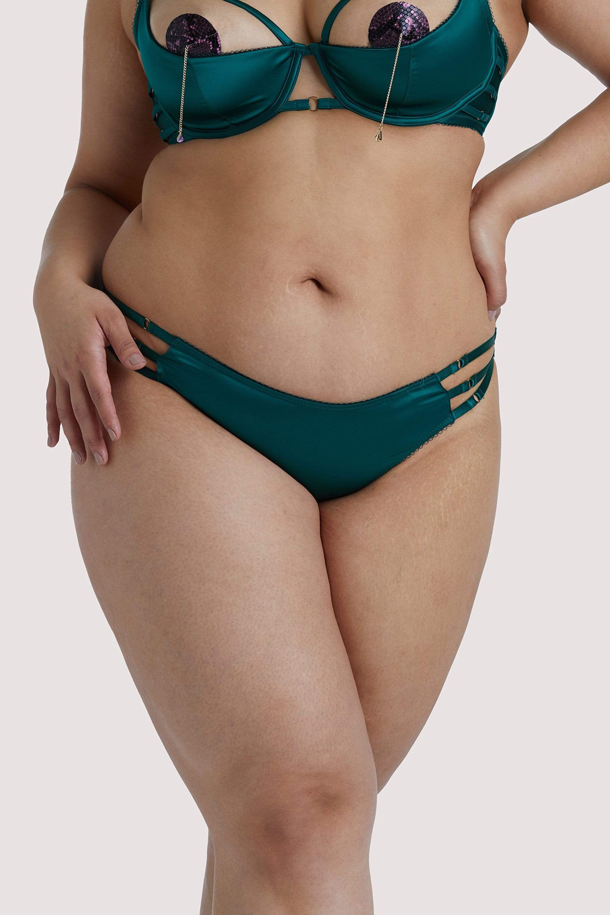 Ava Green Strappy Brief - Image 6