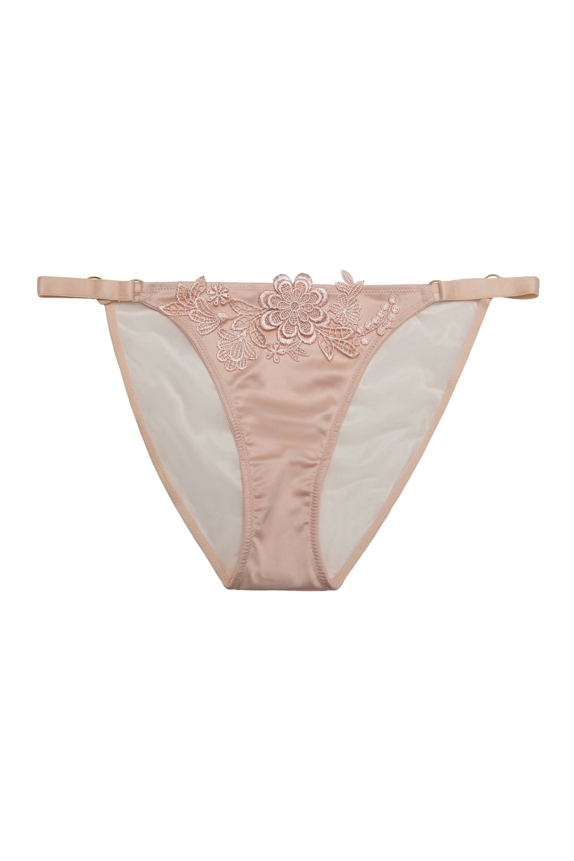 Virginia Peach Guipure Brief - Image 7