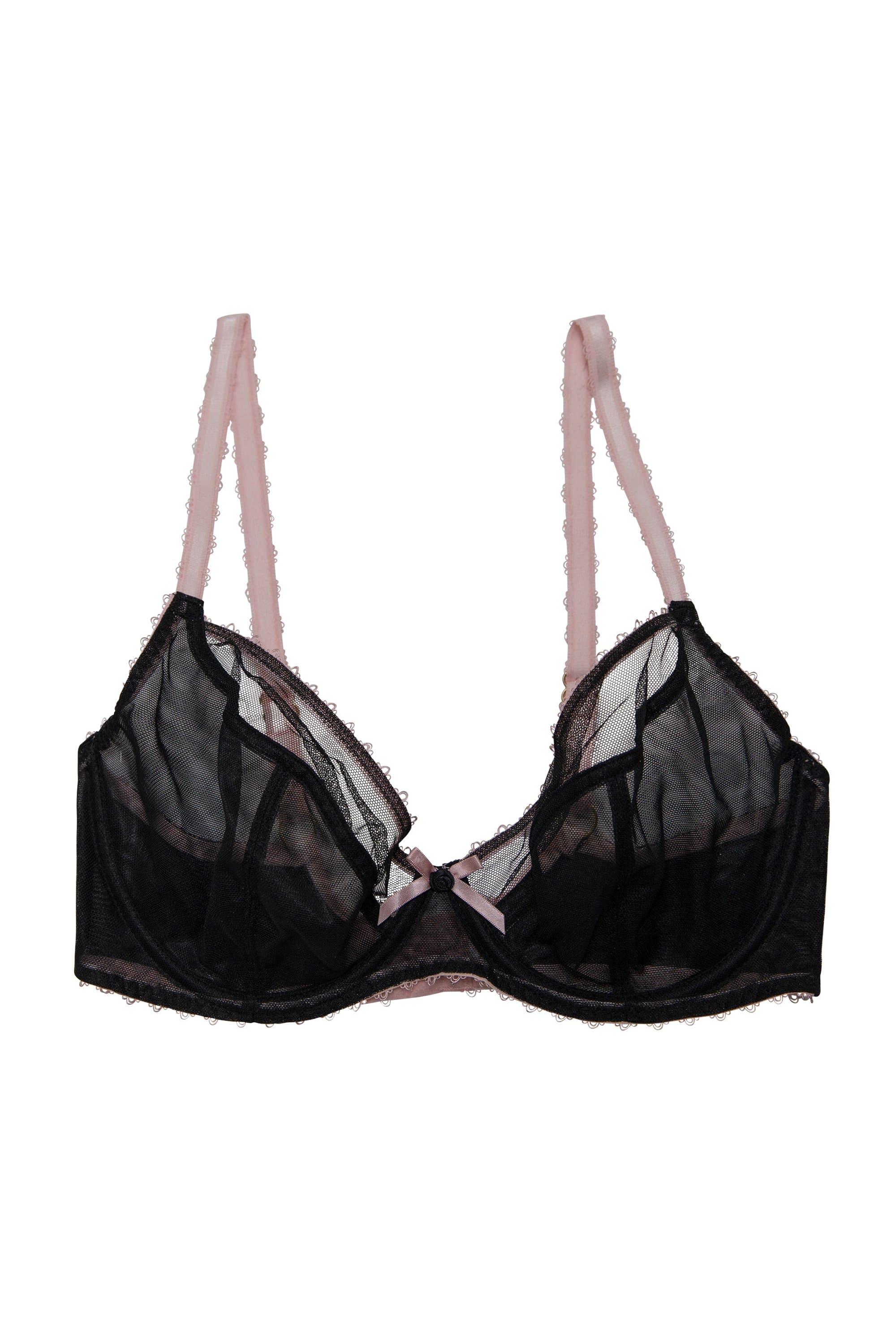 Grace Black & Pink Plunge Bra - Image 5