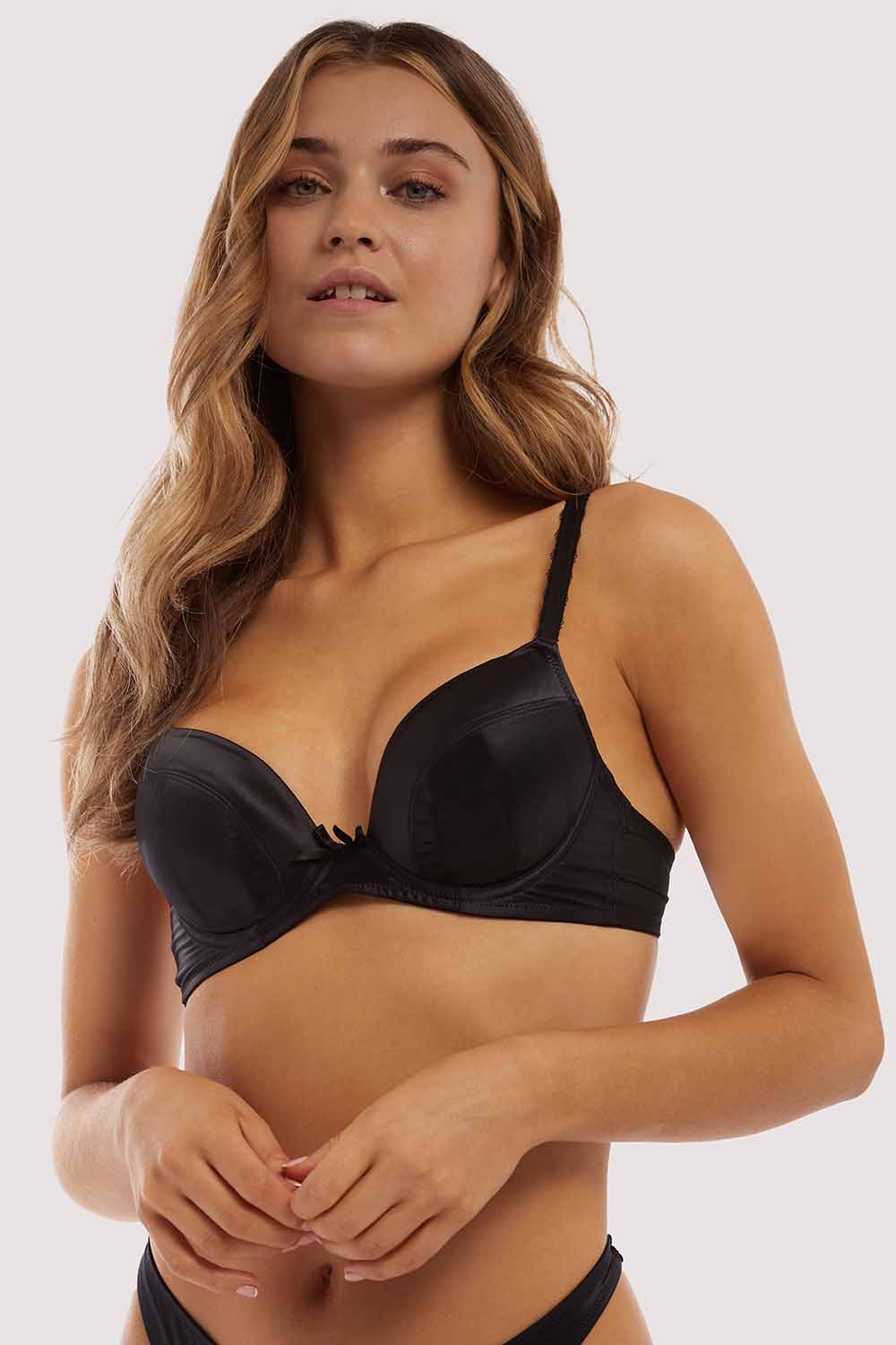 Sophia Black Plunge & Push Up Bra - Image 2