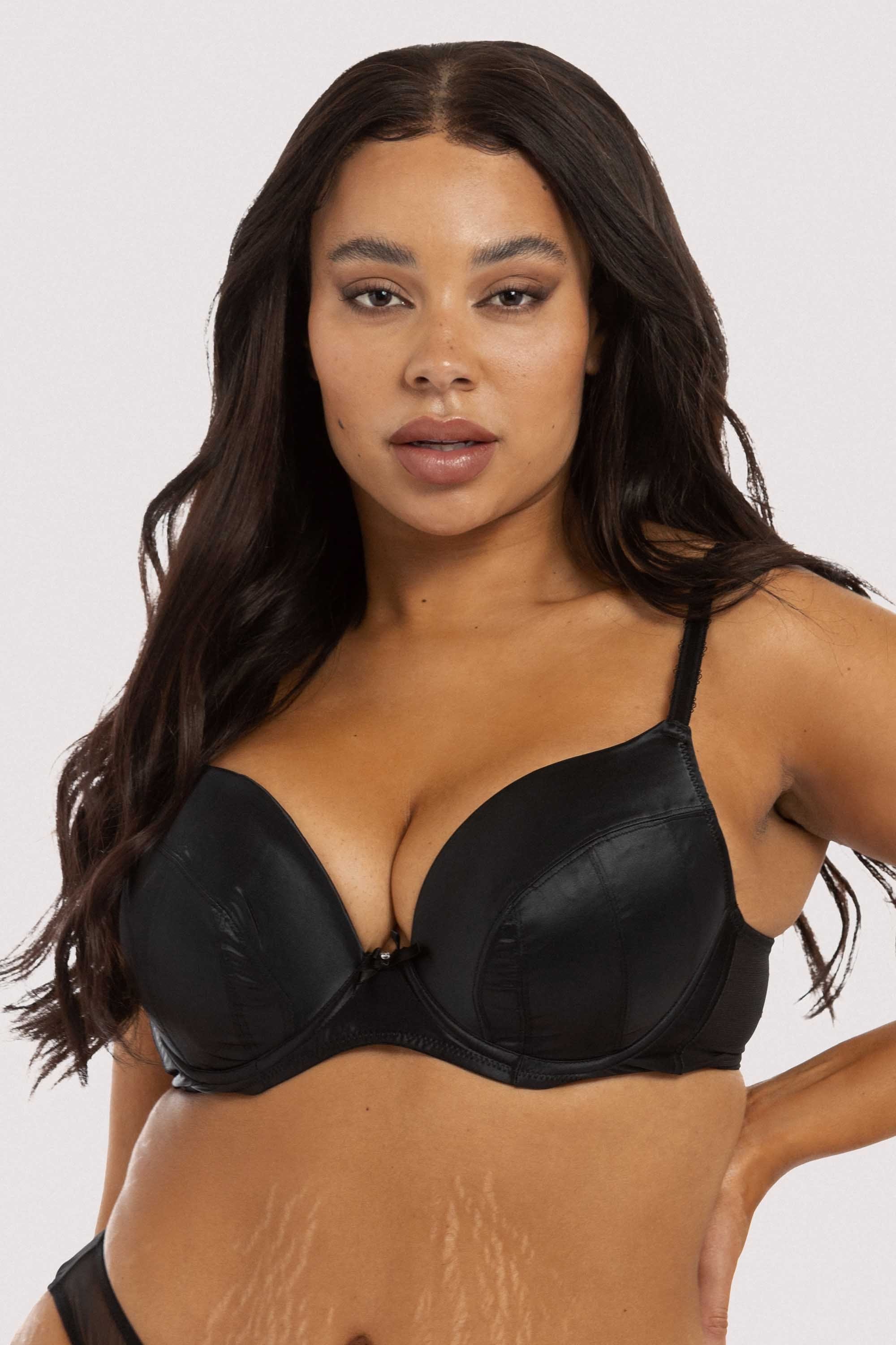 Sophia Black Plunge & Push Up Bra - Image 3