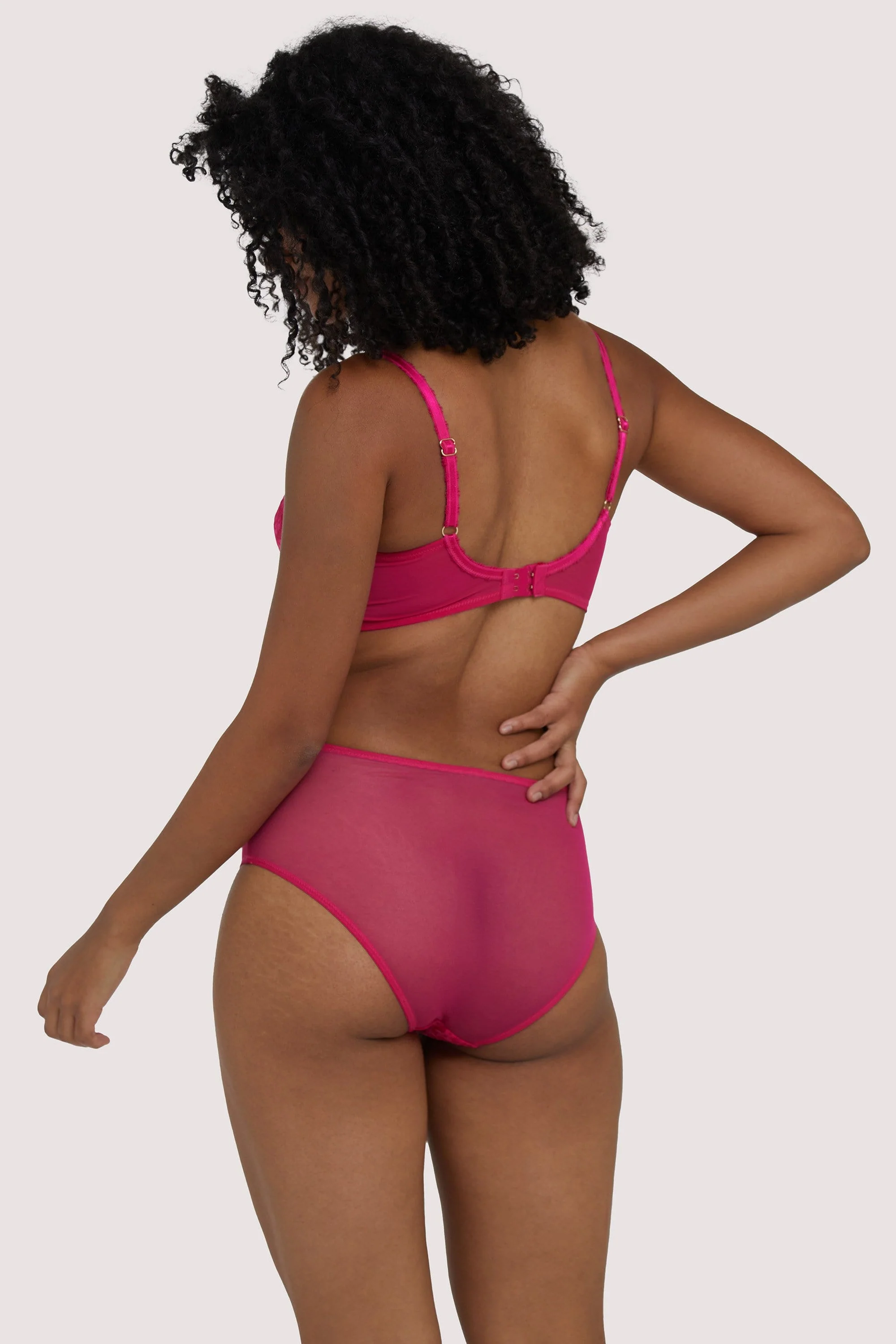 Emma Pink Highwaist Brief - Image 4