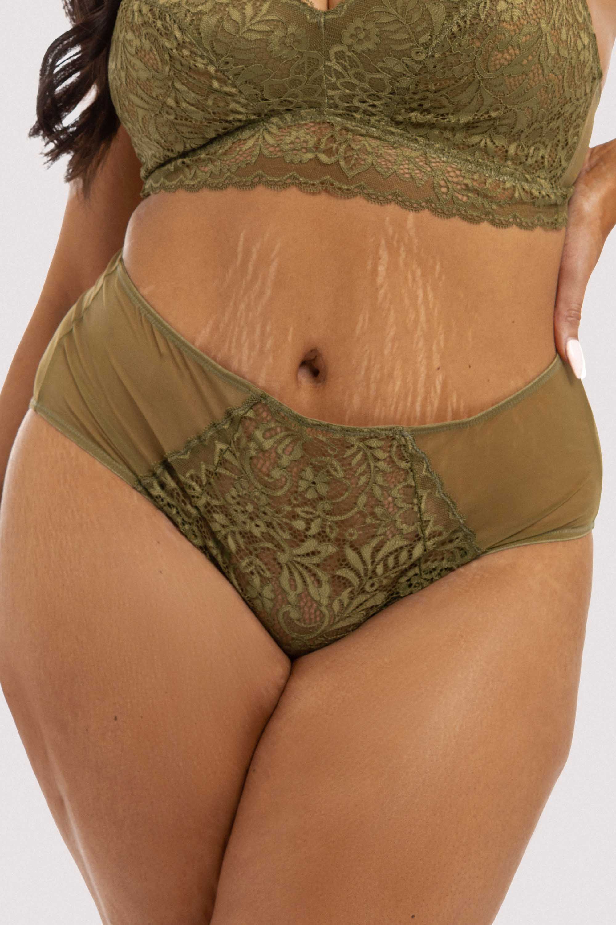 Emma Olive Highwaist Brief - Image 2
