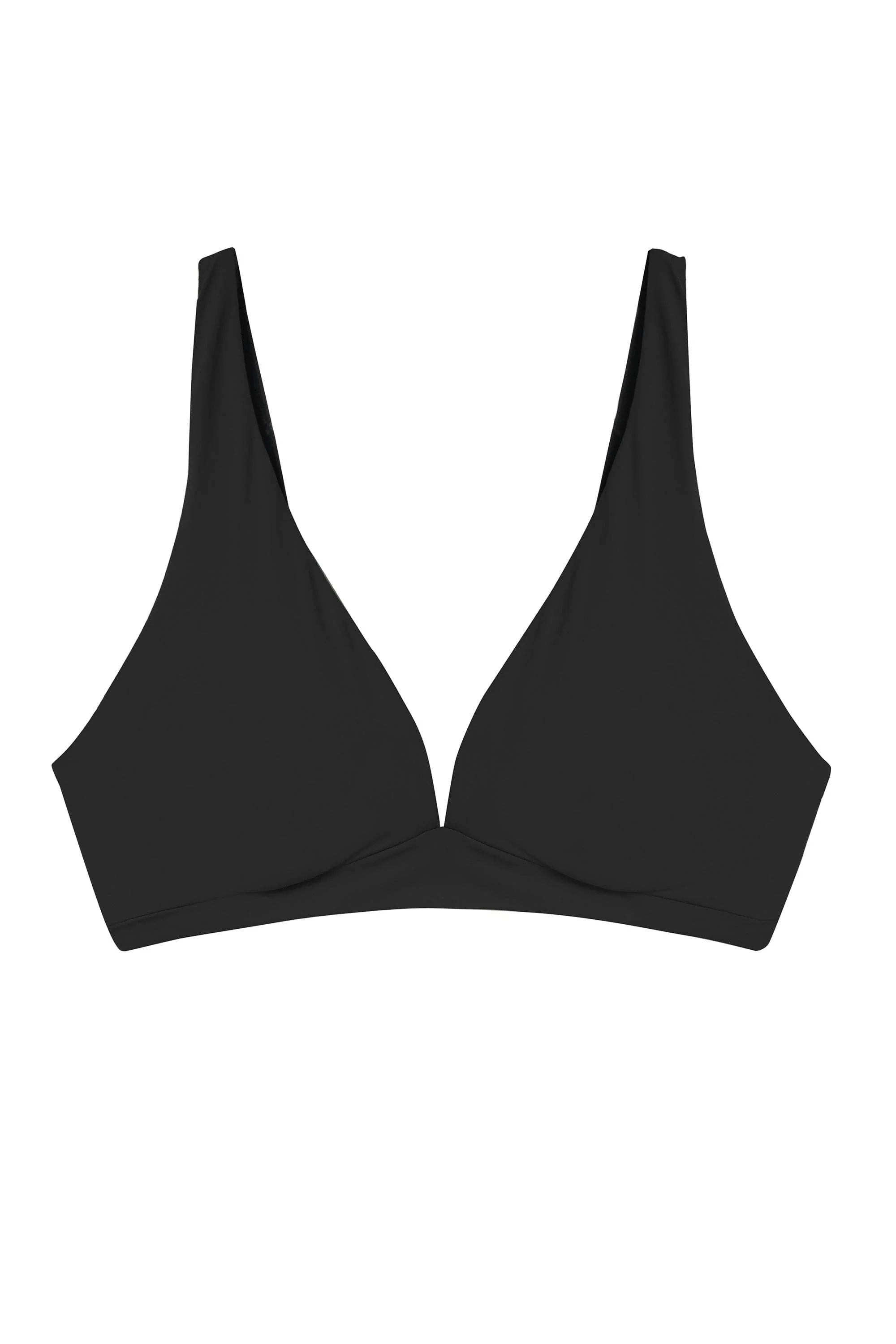 Second Skin Black Recycled Triangle Bra - Image 10