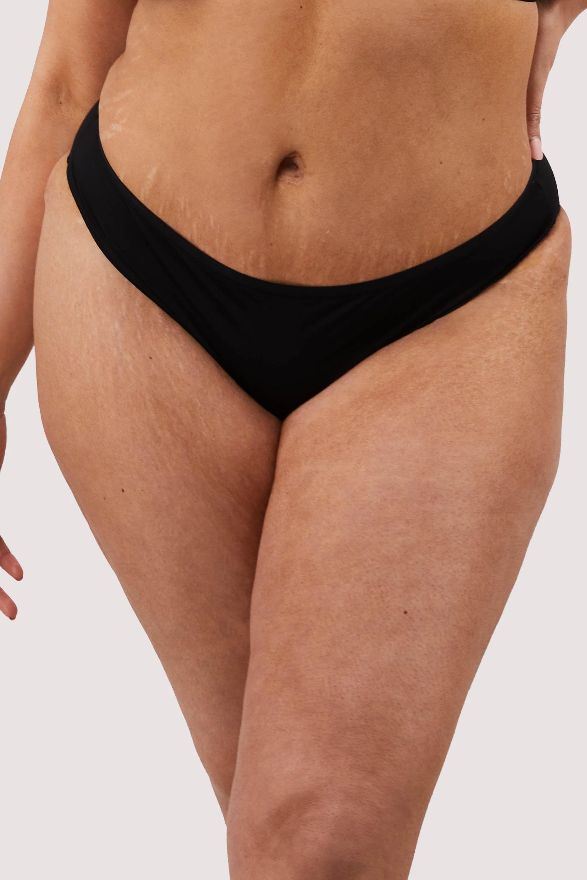 Second Skin Black Recycled Brief - Image 2