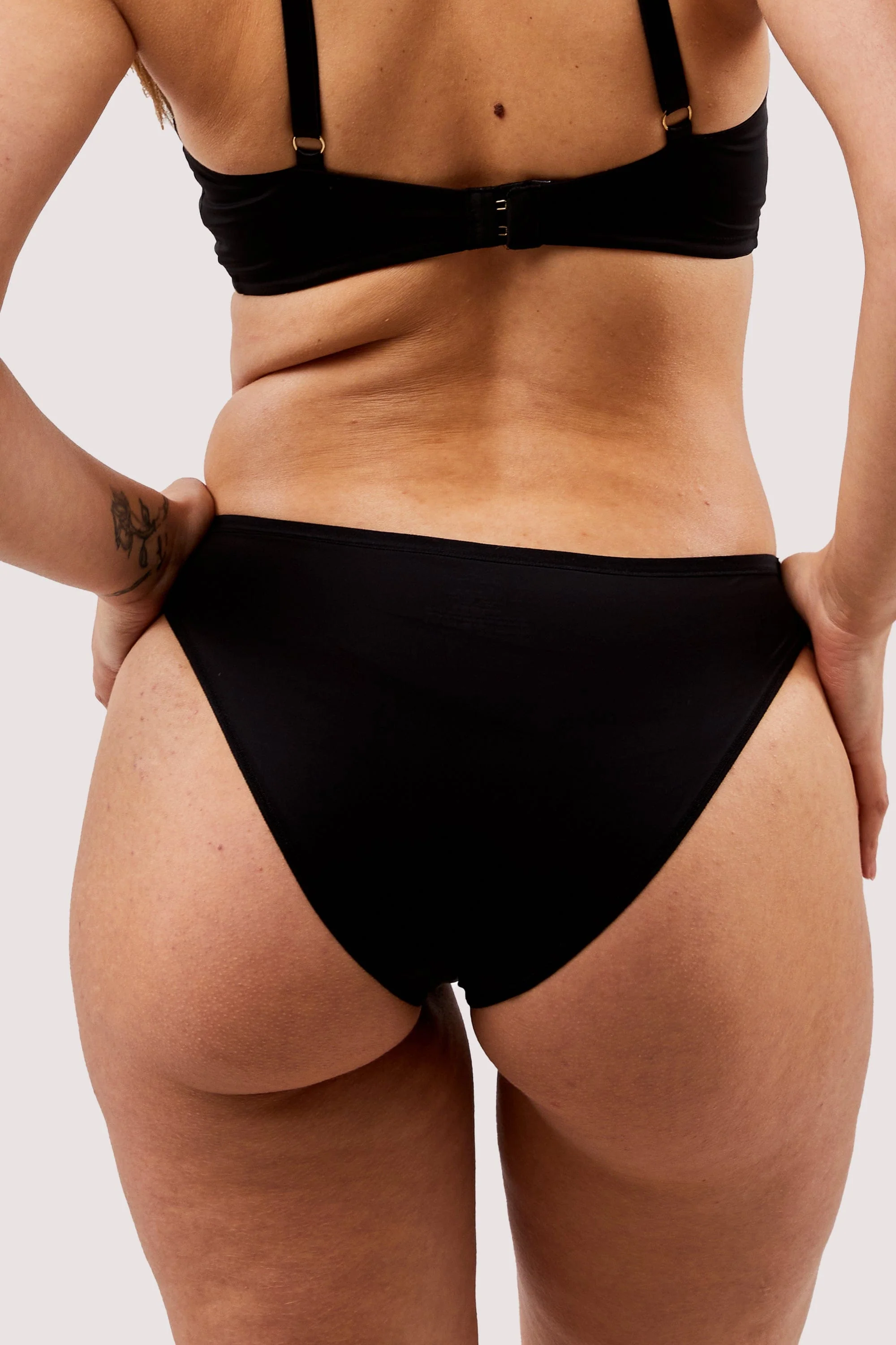 Second Skin Black Recycled Brief - Image 3