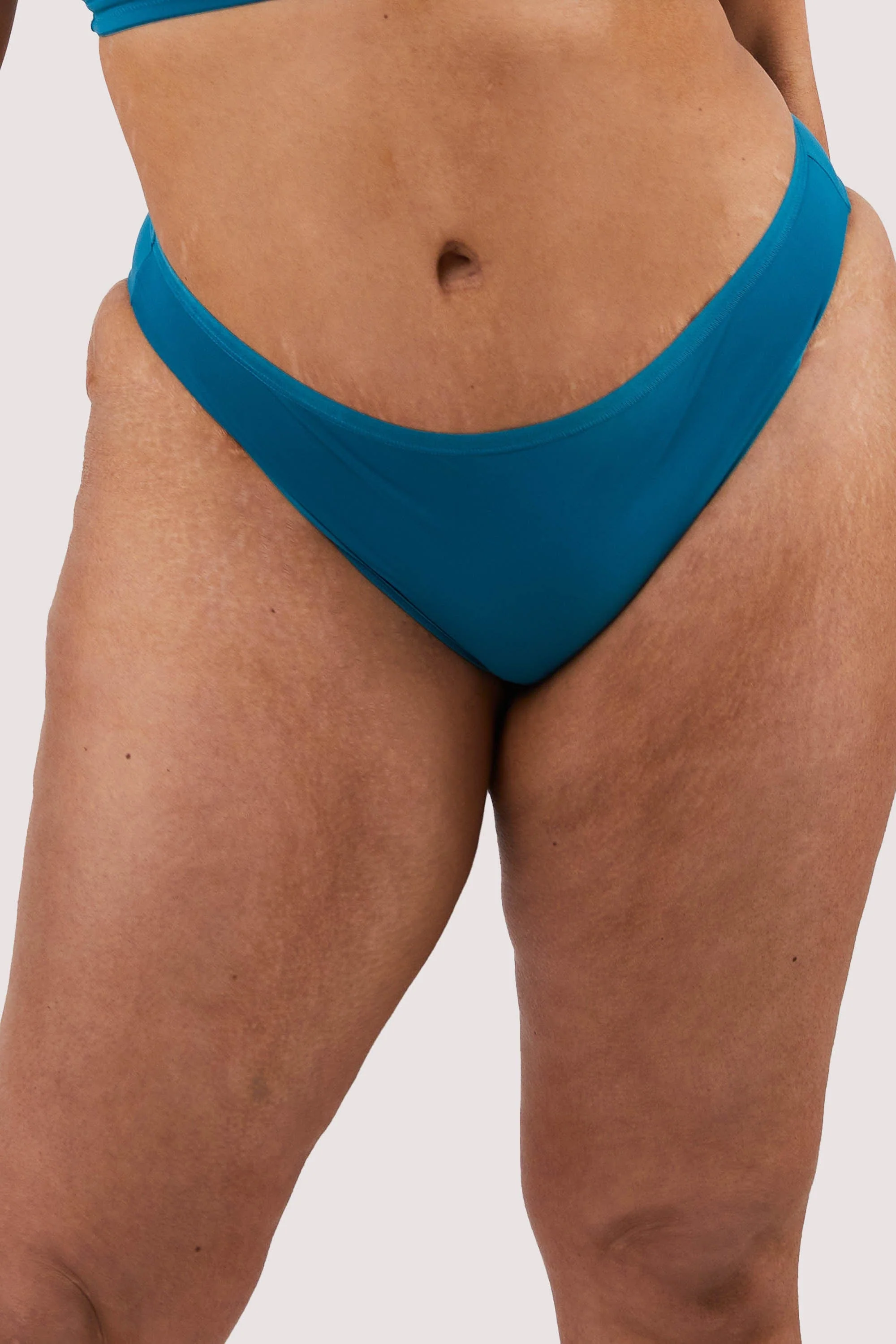 Second Skin Teal Recycled Brief - Image 2