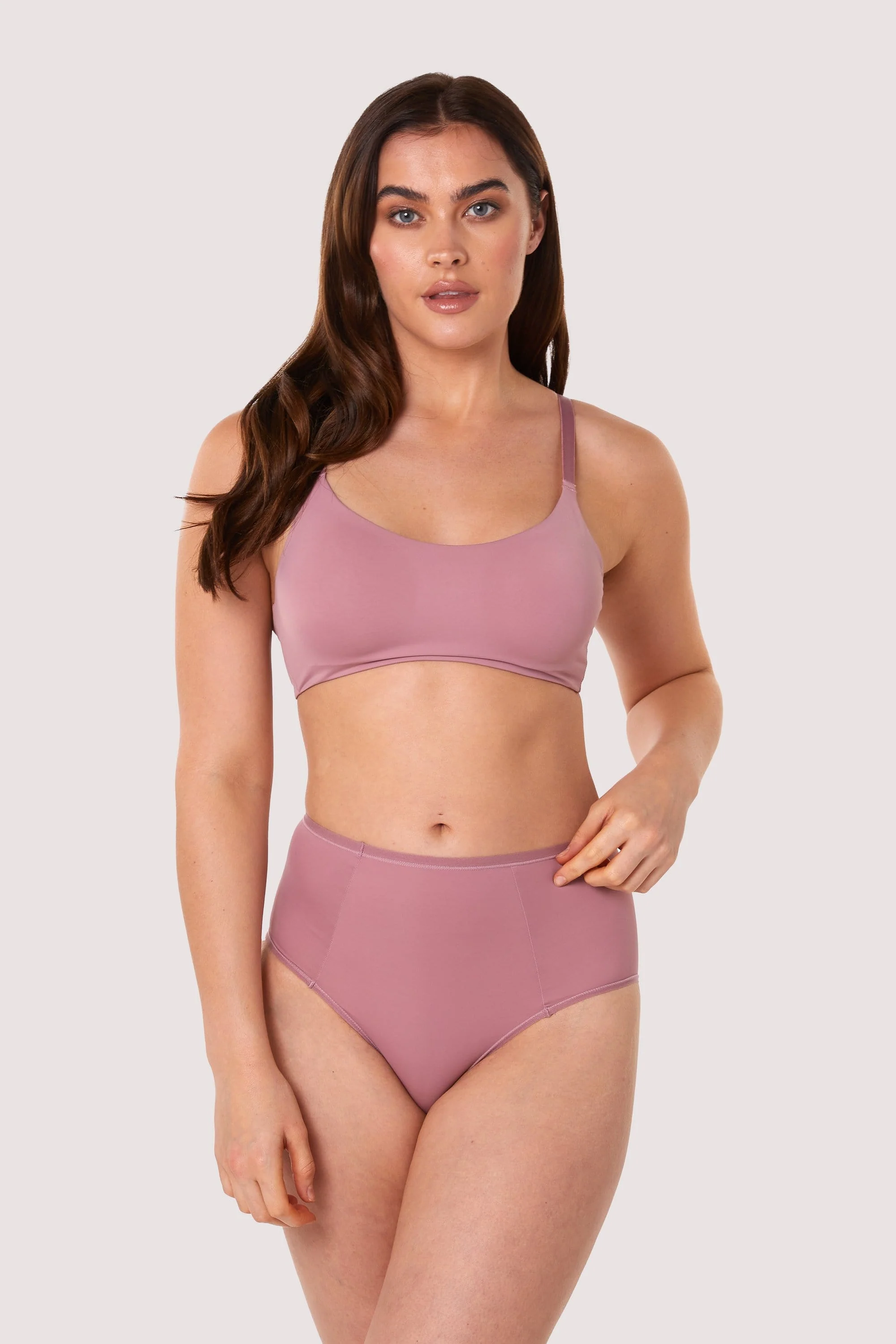 Second Skin Rose Recycled Highwaist Brief - Image 7