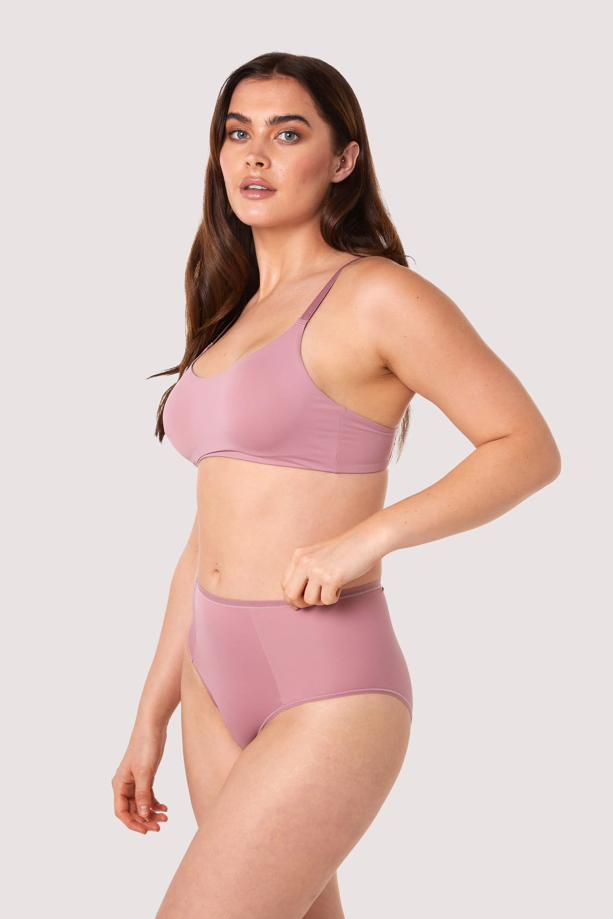 Second Skin Rose Recycled Highwaist Brief - Image 8
