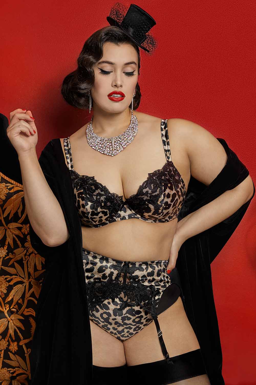 Millicent Leopard High Waist Curve Brief - Image 2