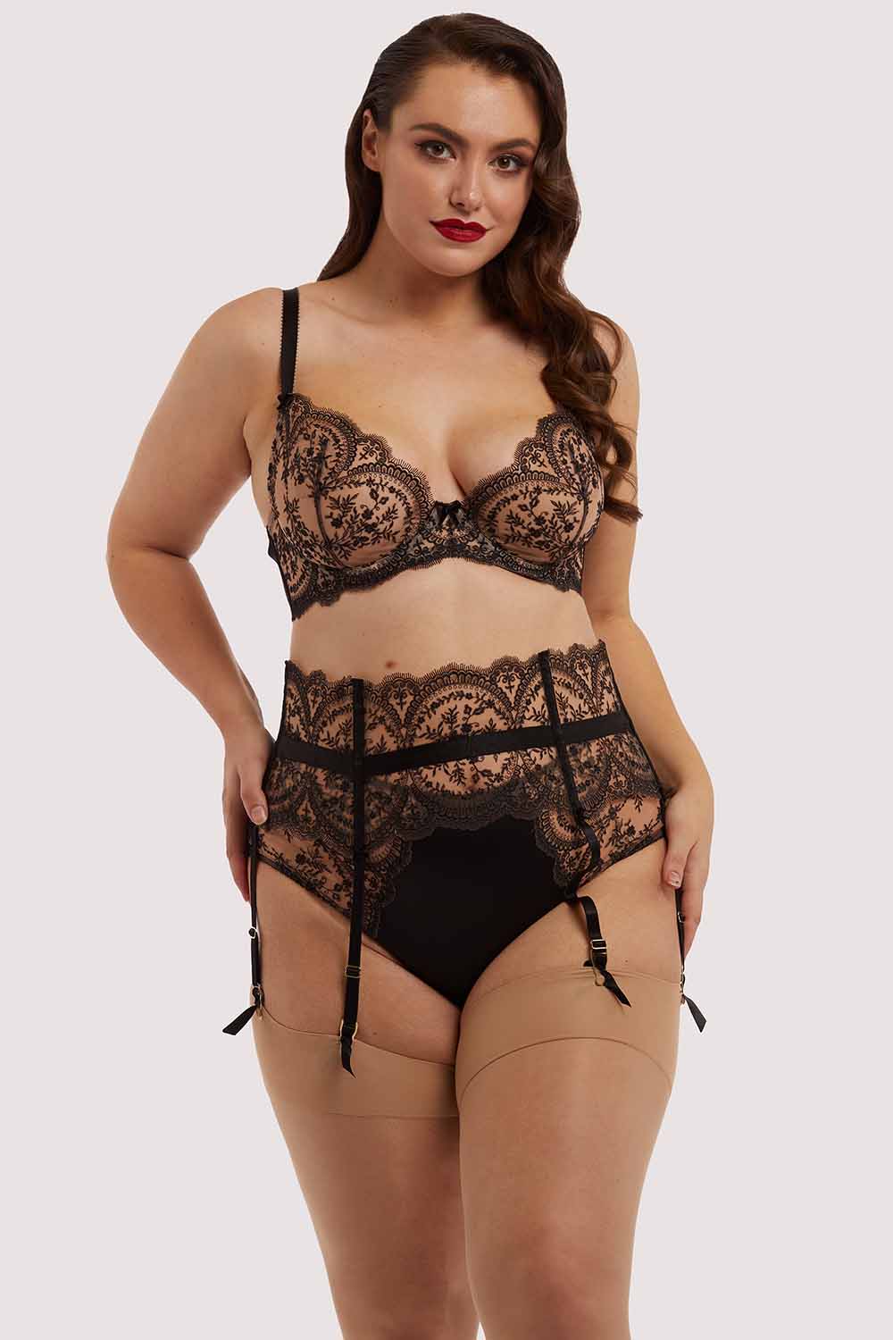 Severine Black Suspender Curve - Image 3